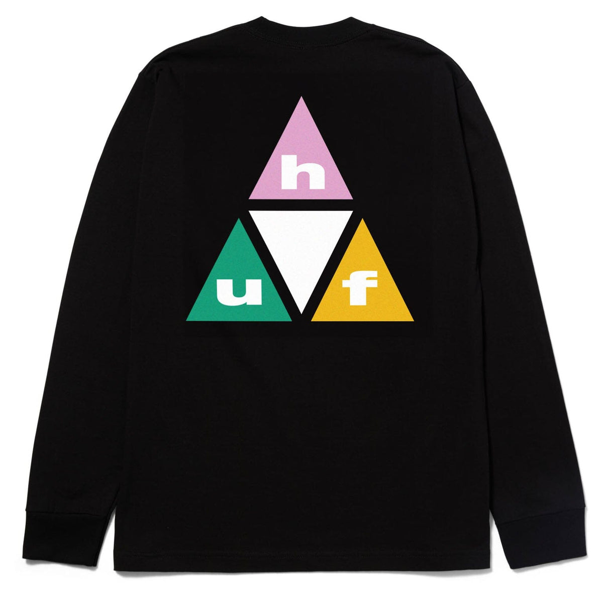 HUF Prism L/S Tee Black Tees HUF 