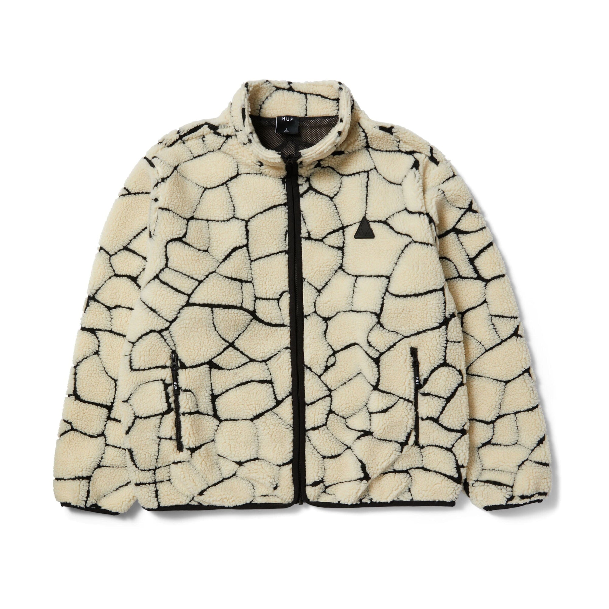 HUF Quake High Pile Fleece Natural jackets HUF 