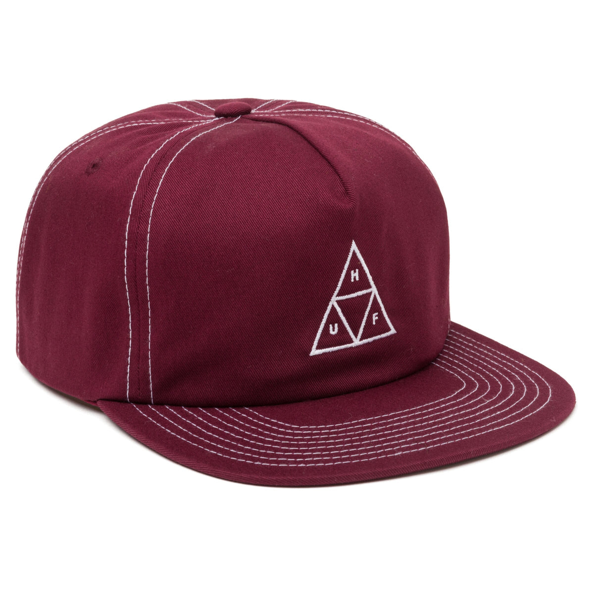 HUF Set TT Snapback Hat Berry/White hats HUF 