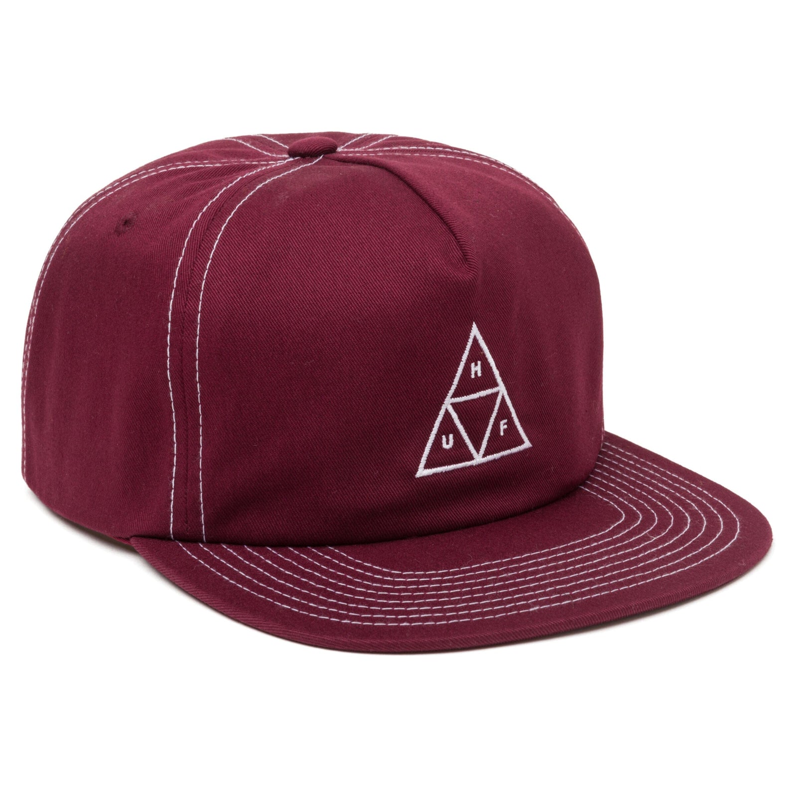 HUF Set TT Snapback Hat Berry/White hats HUF 