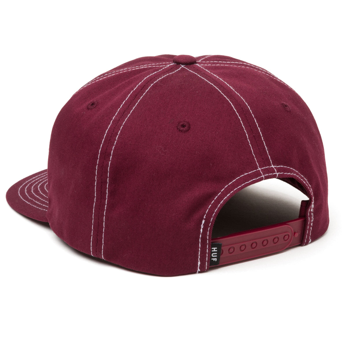 HUF Set TT Snapback Hat Berry/White hats HUF 