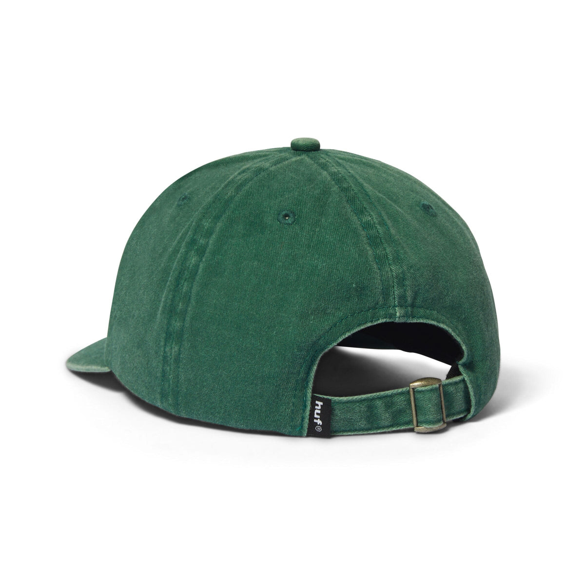 HUF Sol Washed Denim 6 Panel Hat Forest Green Hats HUF 
