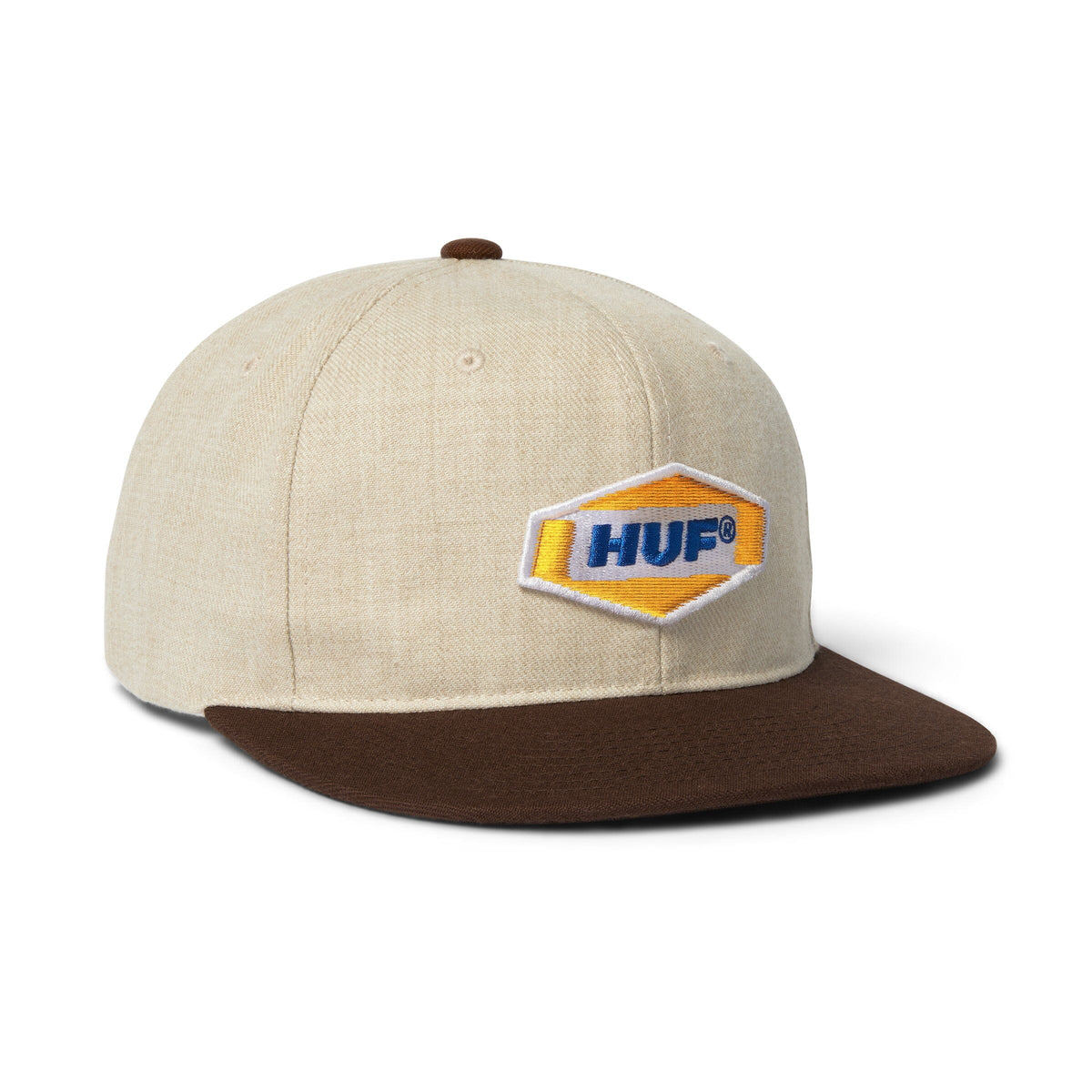 HUF Sparked Snapback Hat Cream hats HUF 