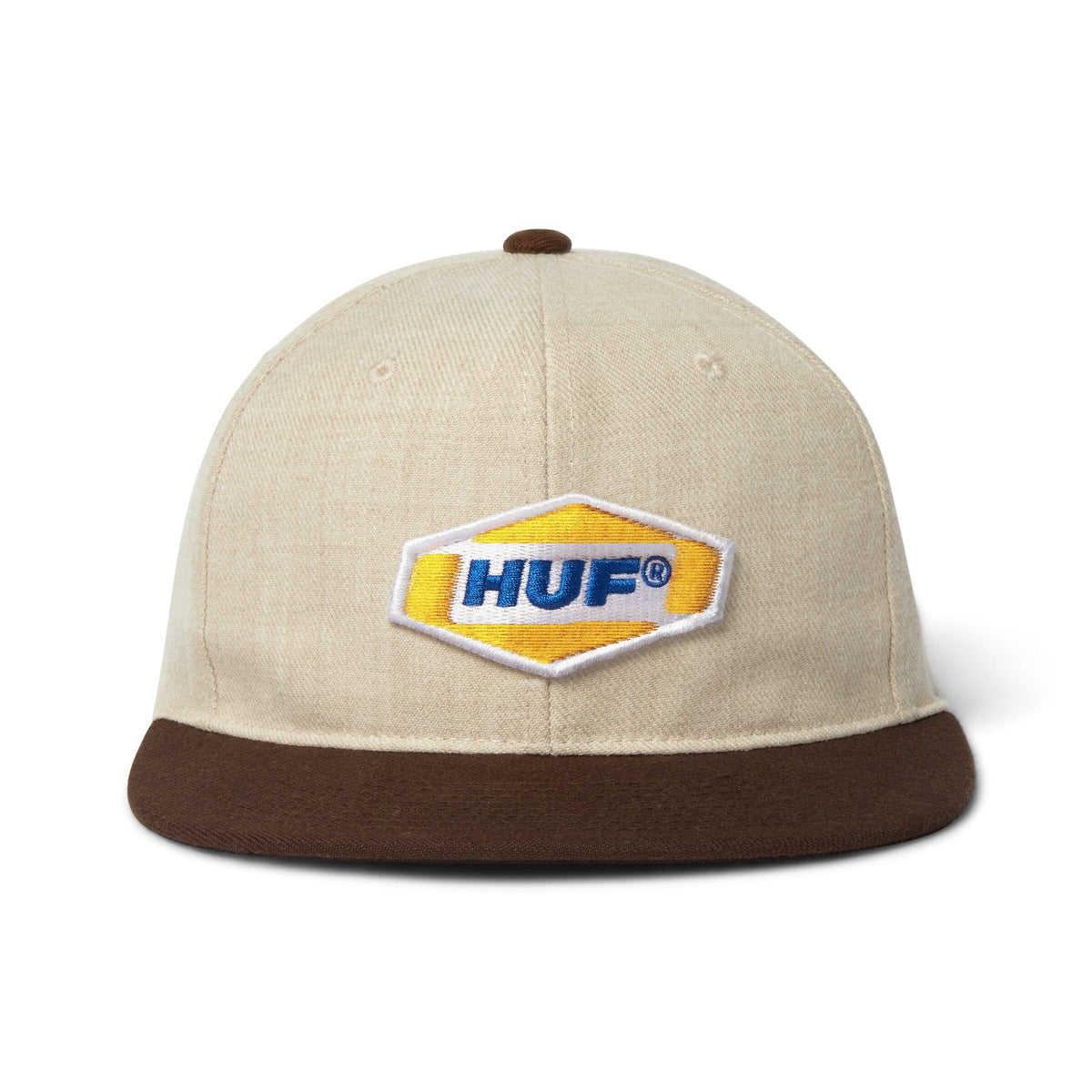 HUF Sparked Snapback Hat Cream hats HUF 