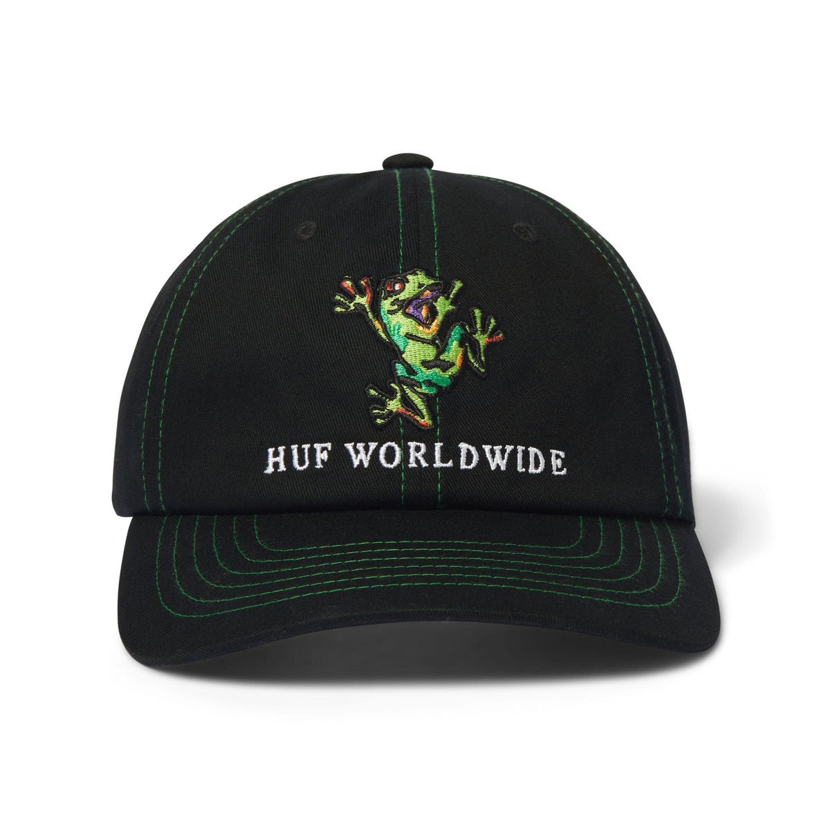 HUF Stuck on You 6 Panel CV Hat Black Hats HUF 