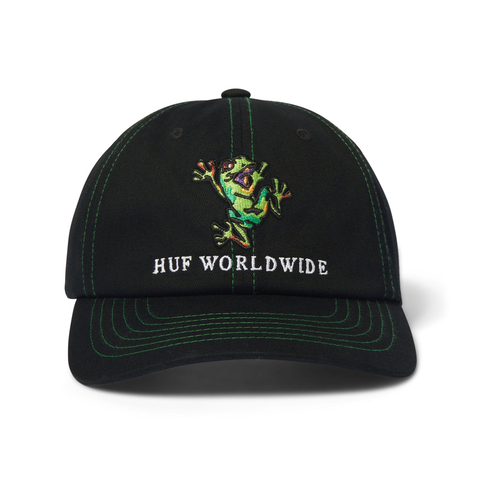 HUF Stuck on You 6 Panel CV Hat Black Hats HUF 