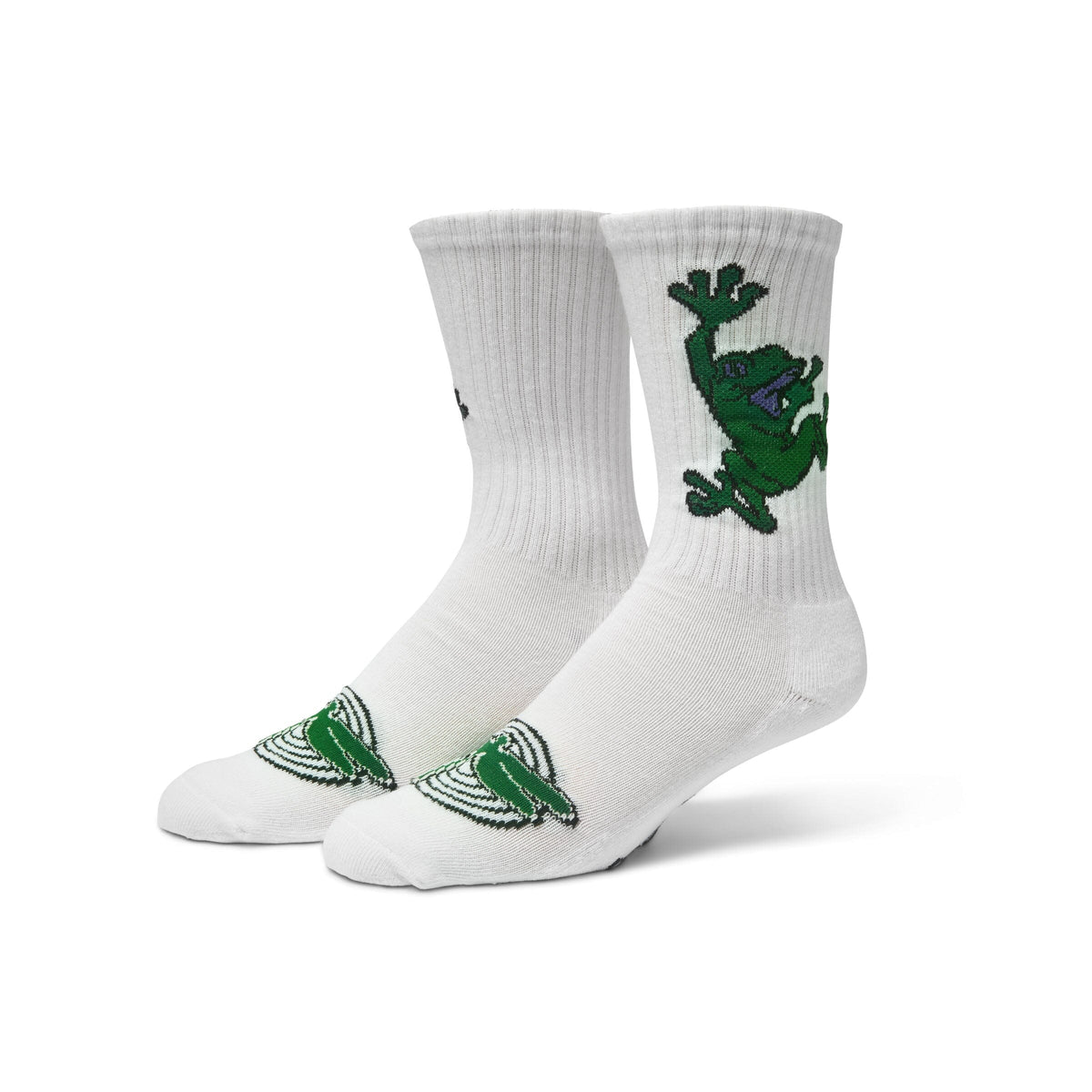 HUF Stuck on You Crew Sock White Socks HUF 