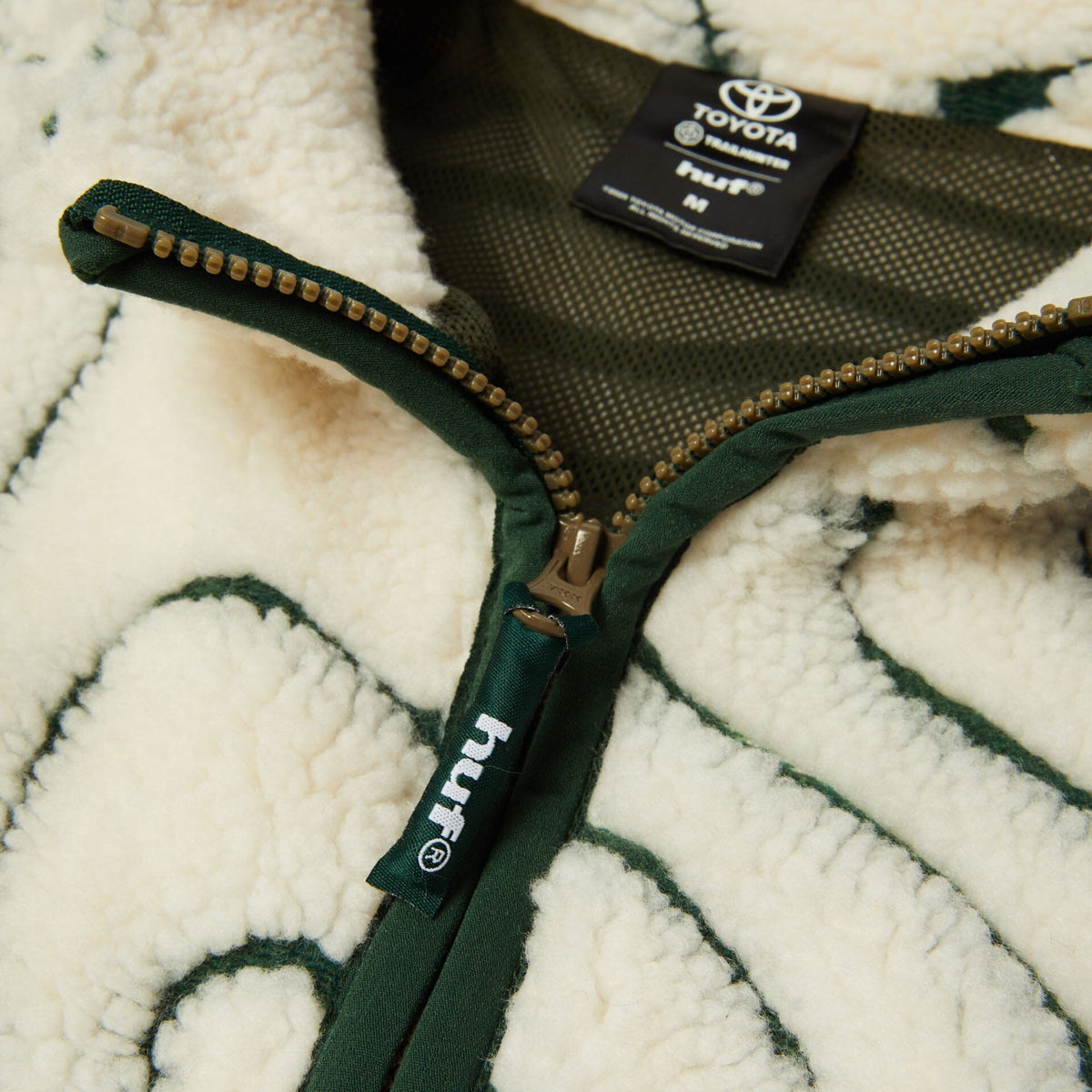 HUF Topography High Pile Sherpa Jacket Natural jackets HUF 