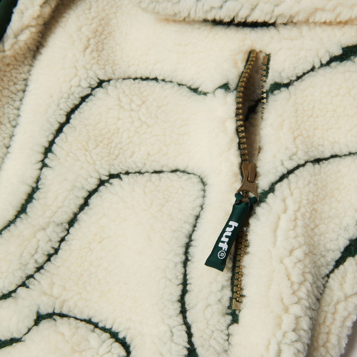 HUF Topography High Pile Sherpa Jacket Natural jackets HUF 