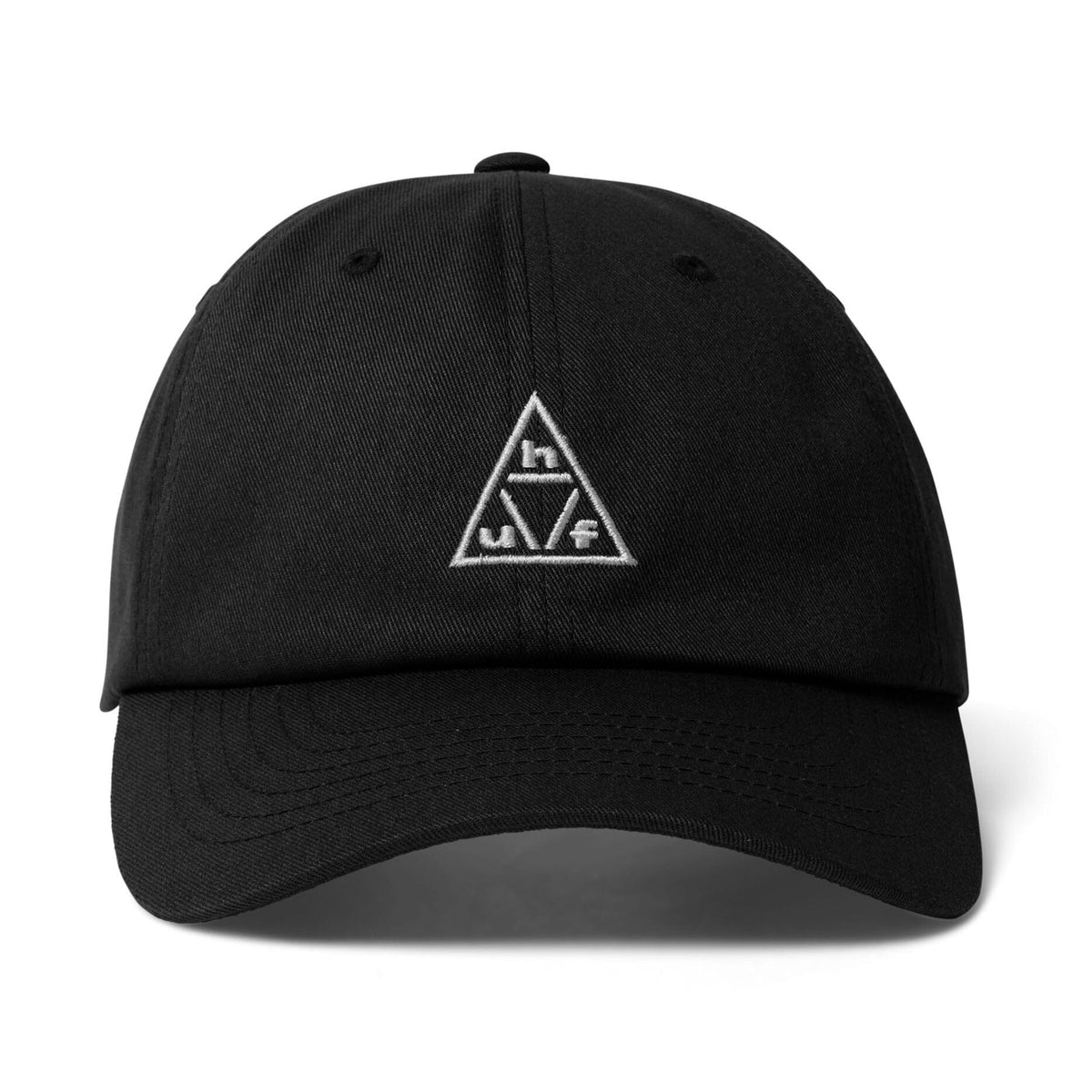 HUF Triple Triangle 6 Panel Hat Black/White Hats HUF 