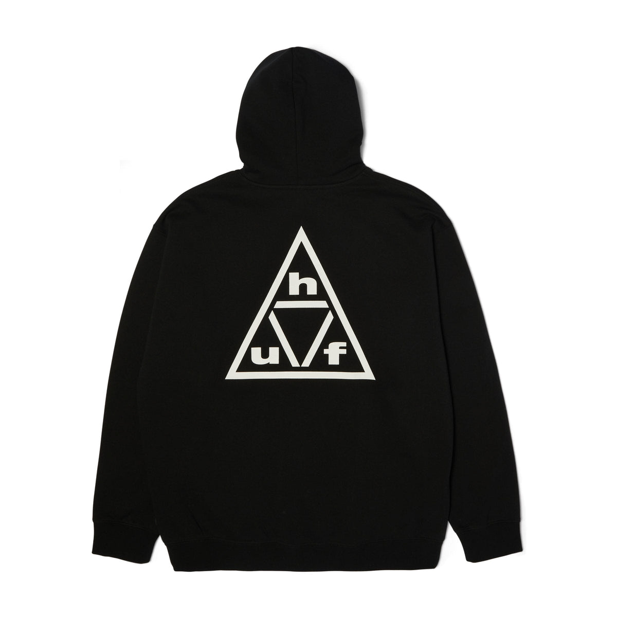 HUF Triple Triangle Hoodie Black/White hoodies HUF 