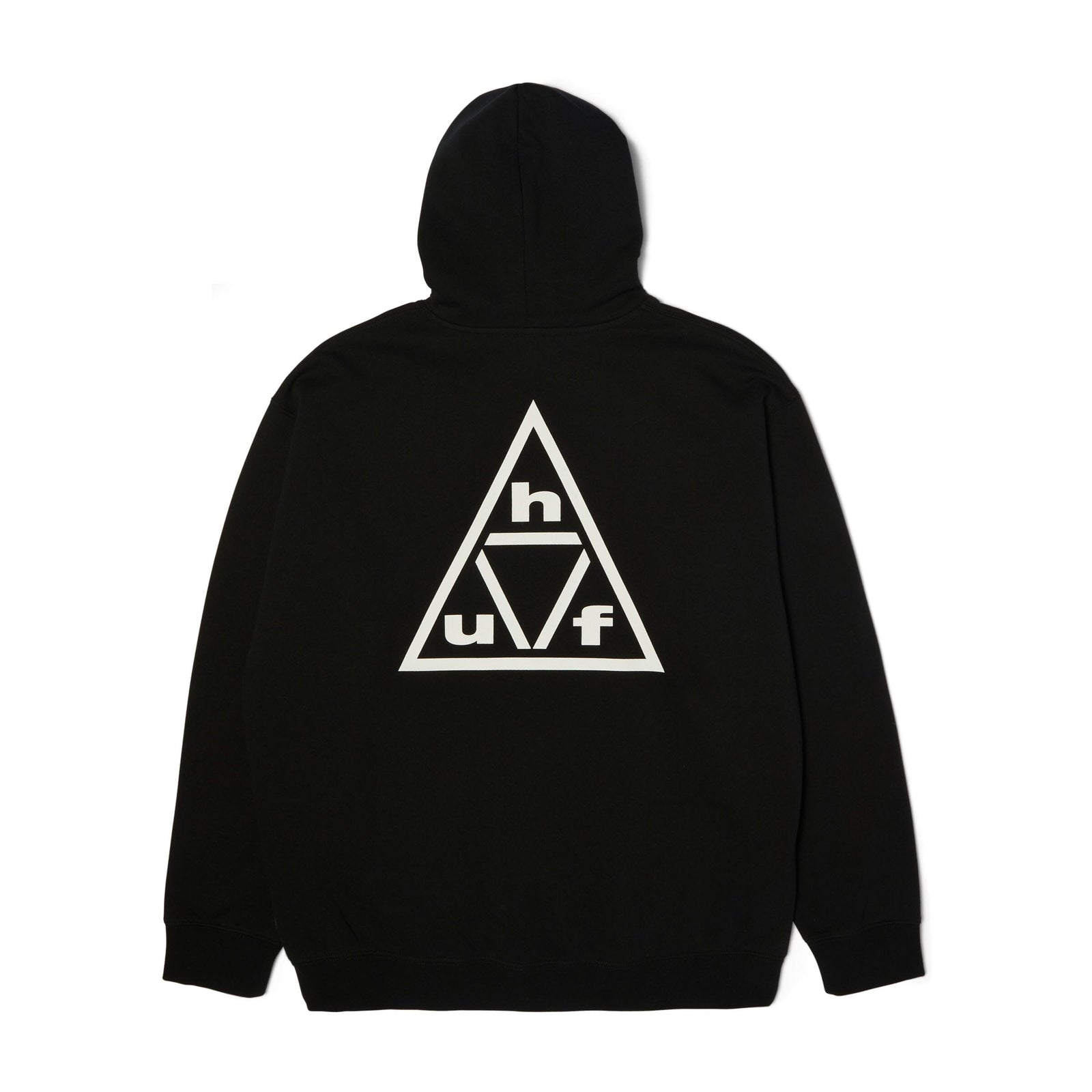 HUF Triple Triangle Hoodie Black/White hoodies HUF 