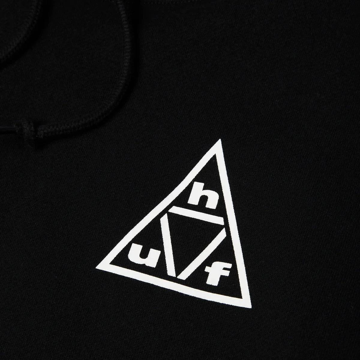 HUF Triple Triangle Hoodie Black/White hoodies HUF 