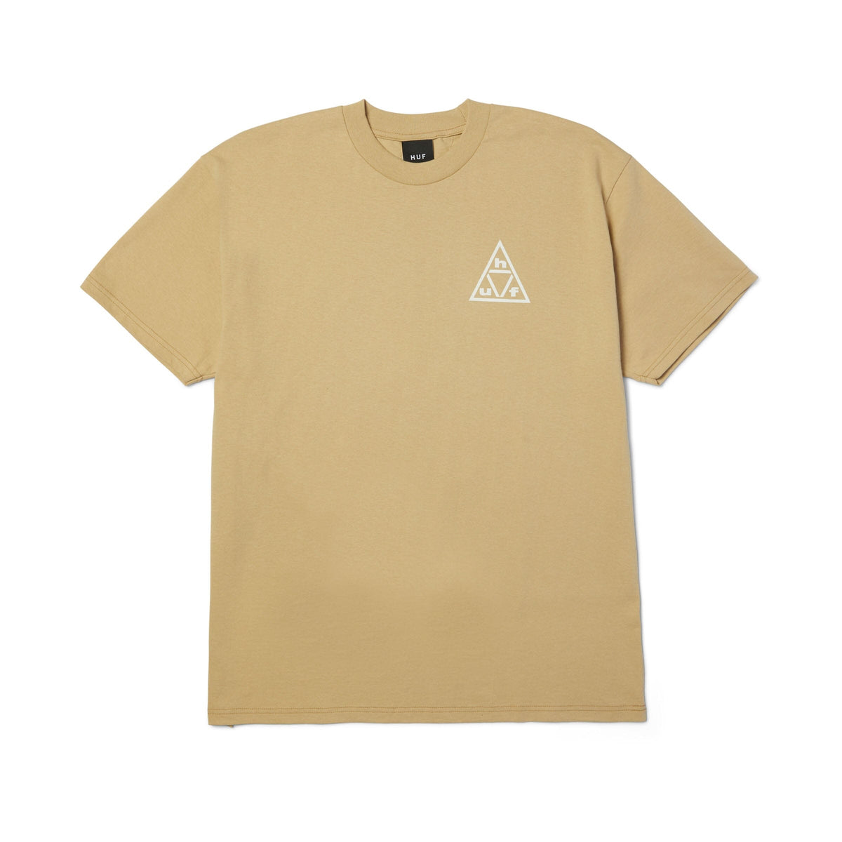 HUF Triple Triangle Tee Sand/White tees HUF 