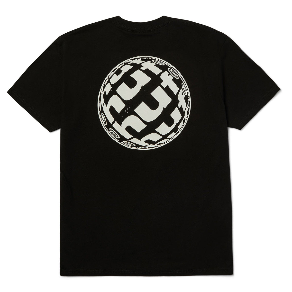 HUF Wide Angle Tee Black Tees HUF 