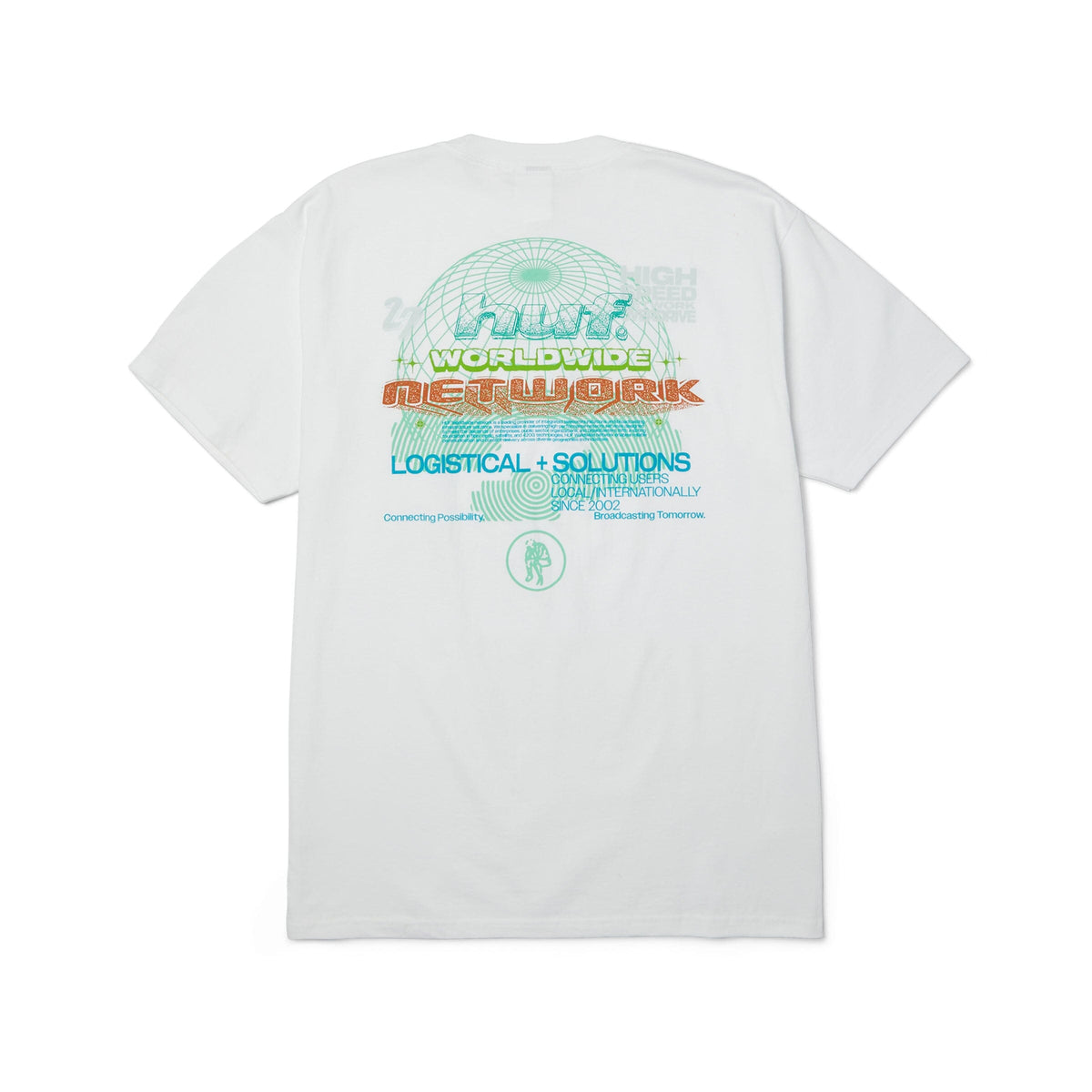 HUF Worldwide Network Tee White tees HUF 