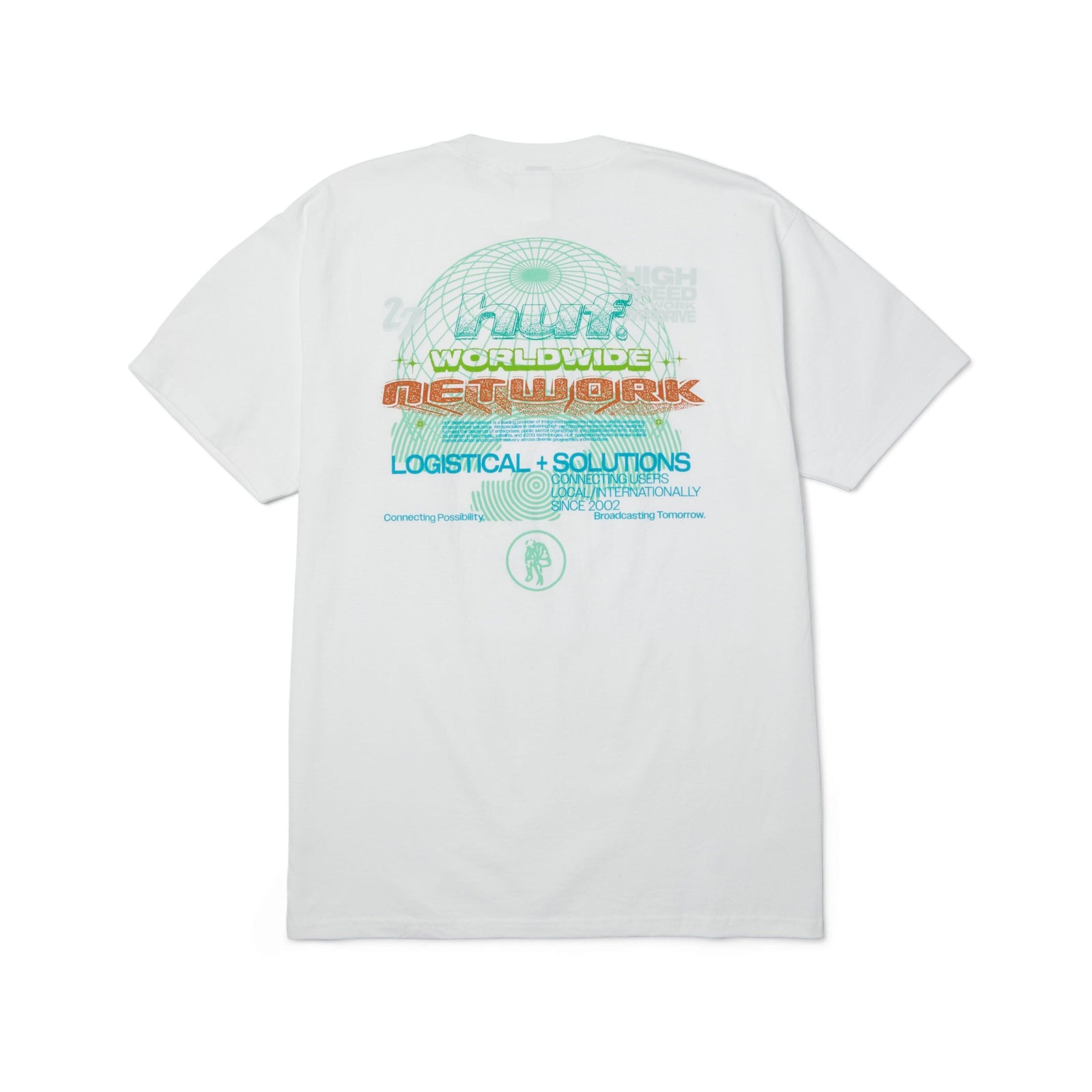 HUF Worldwide Network Tee White tees HUF 