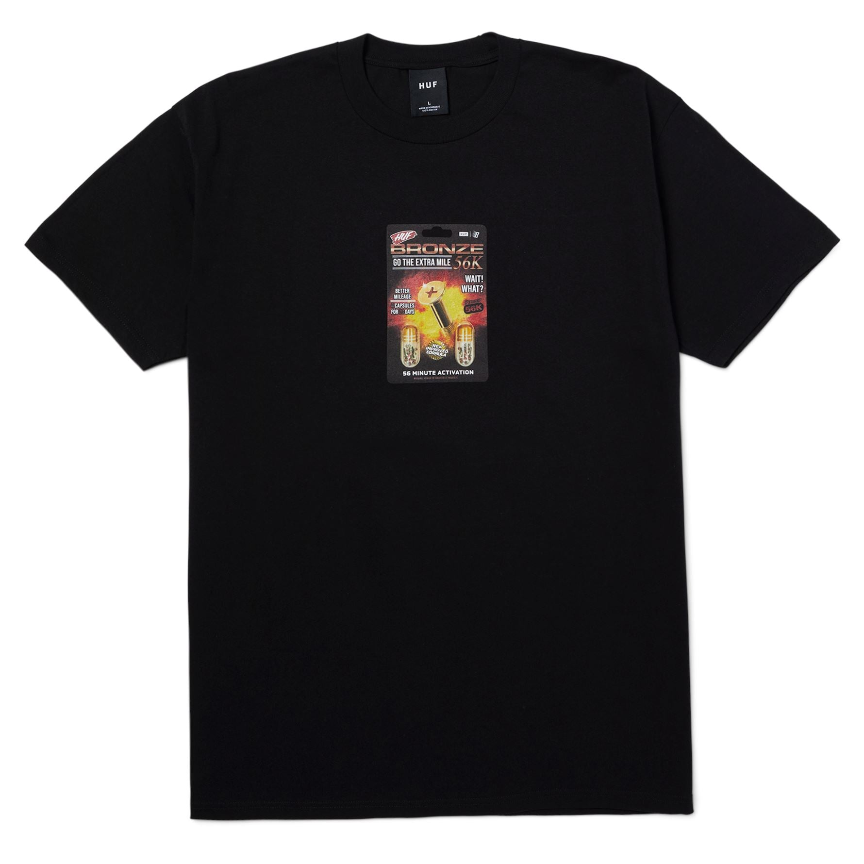 HUF x Bronze Enhanced Tee Black Tees HUF 