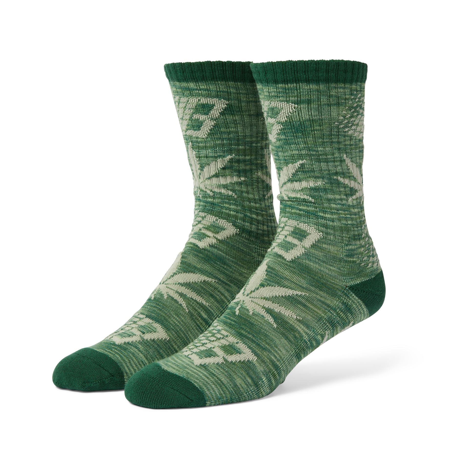 HUF x Bronze Plantlife Marled Sock Green Socks HUF 