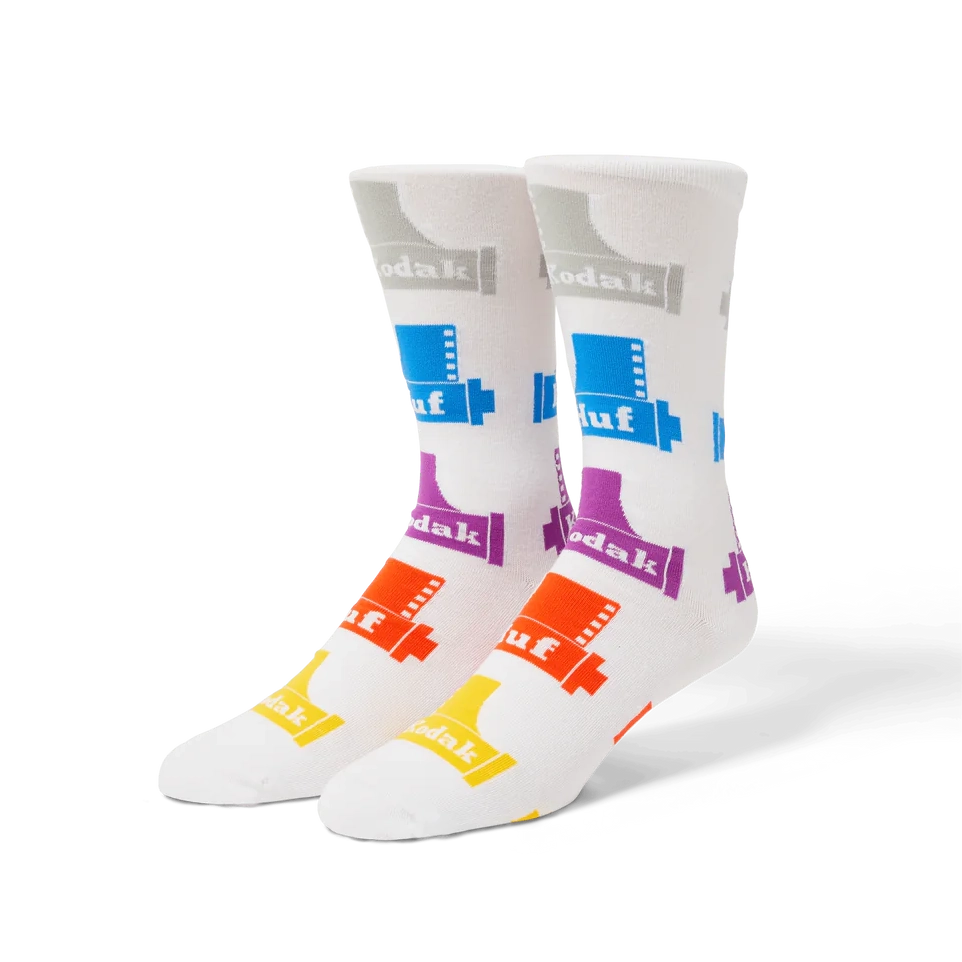 HUF x Kodak Crew Sock White Socks HUF 