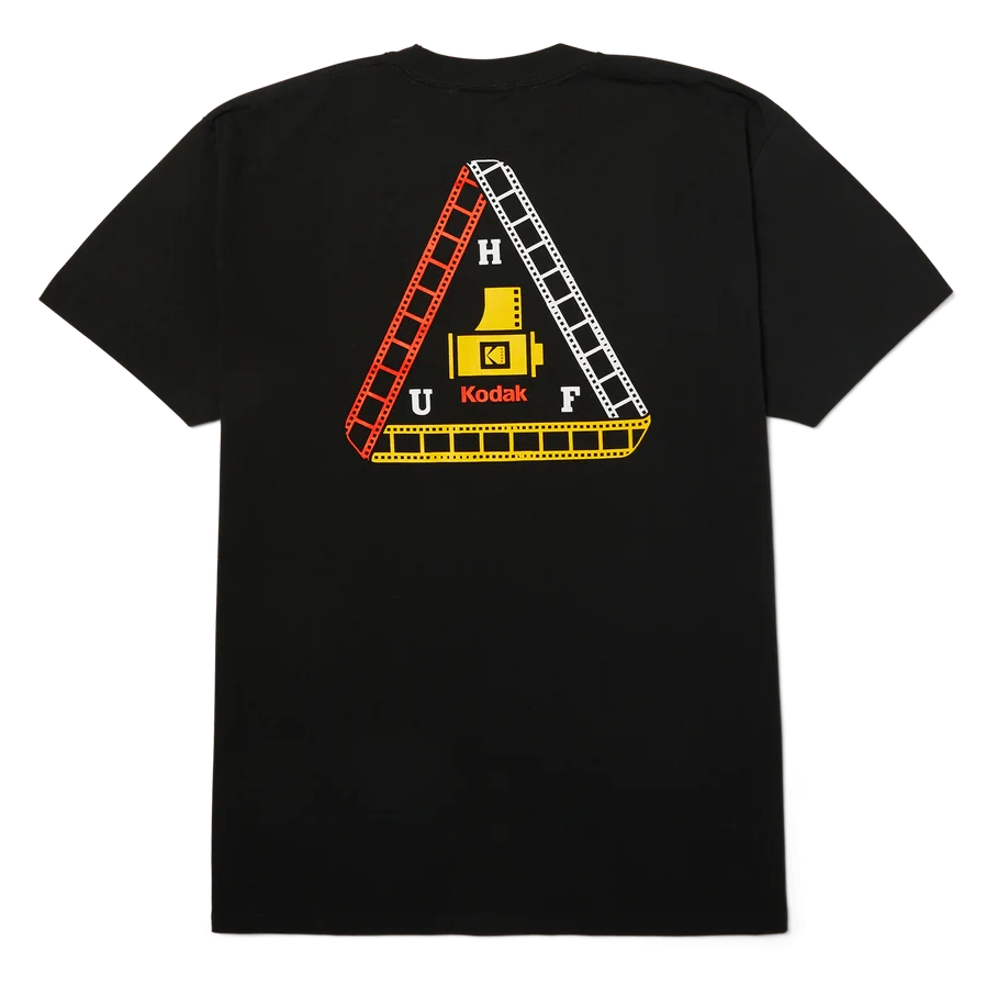 HUF x Kodak Triple Film Tee Black Tees HUF 