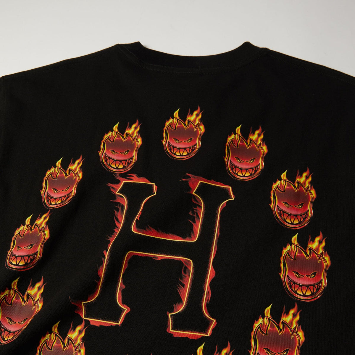 HUF x Spitfire Flame Galaxies Tee Black tees HUF 