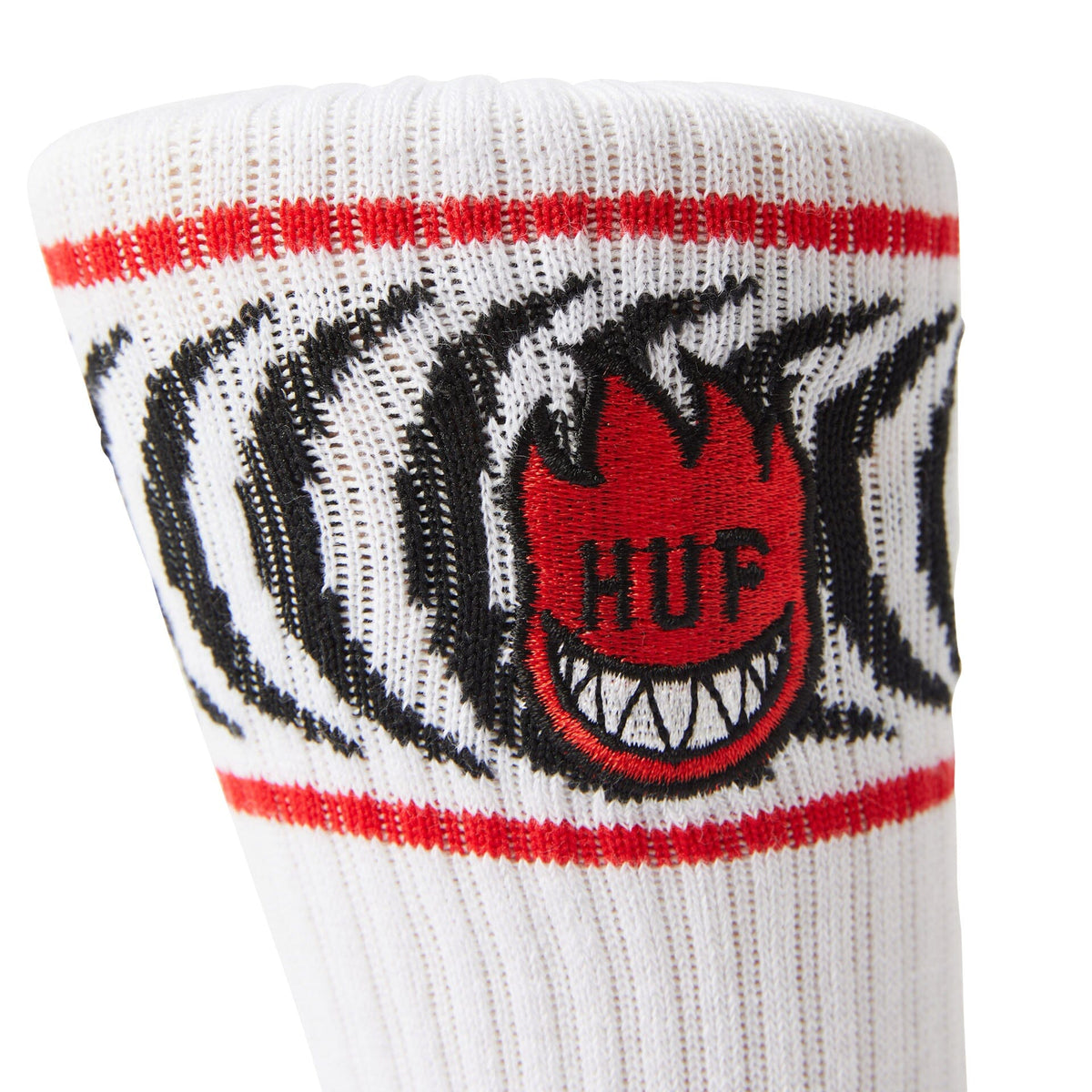 HUF x Spitfire Spiral Sock White socks HUF 