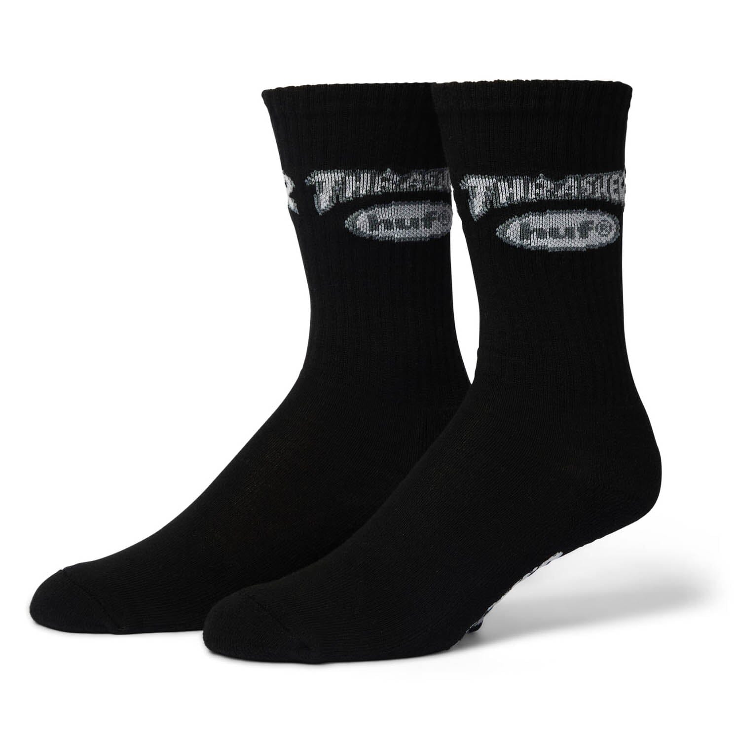 HUF x Thrasher Logo Sock Black Socks HUF 