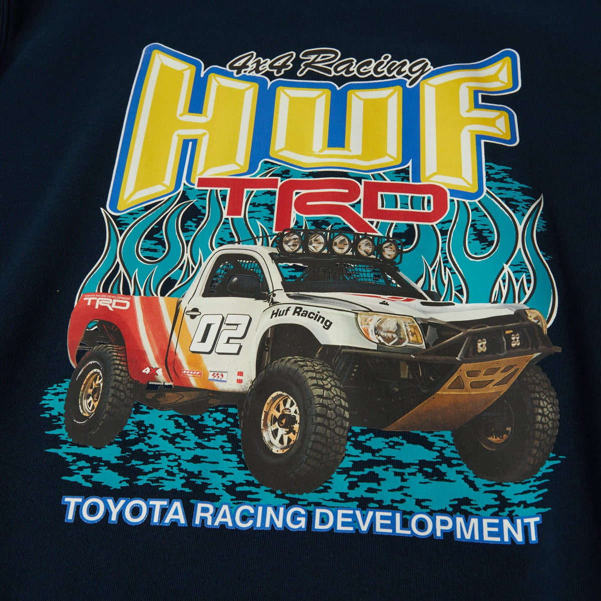 HUF x Toyota TRD Pit Crew Crewneck Navy crewnecks HUF 
