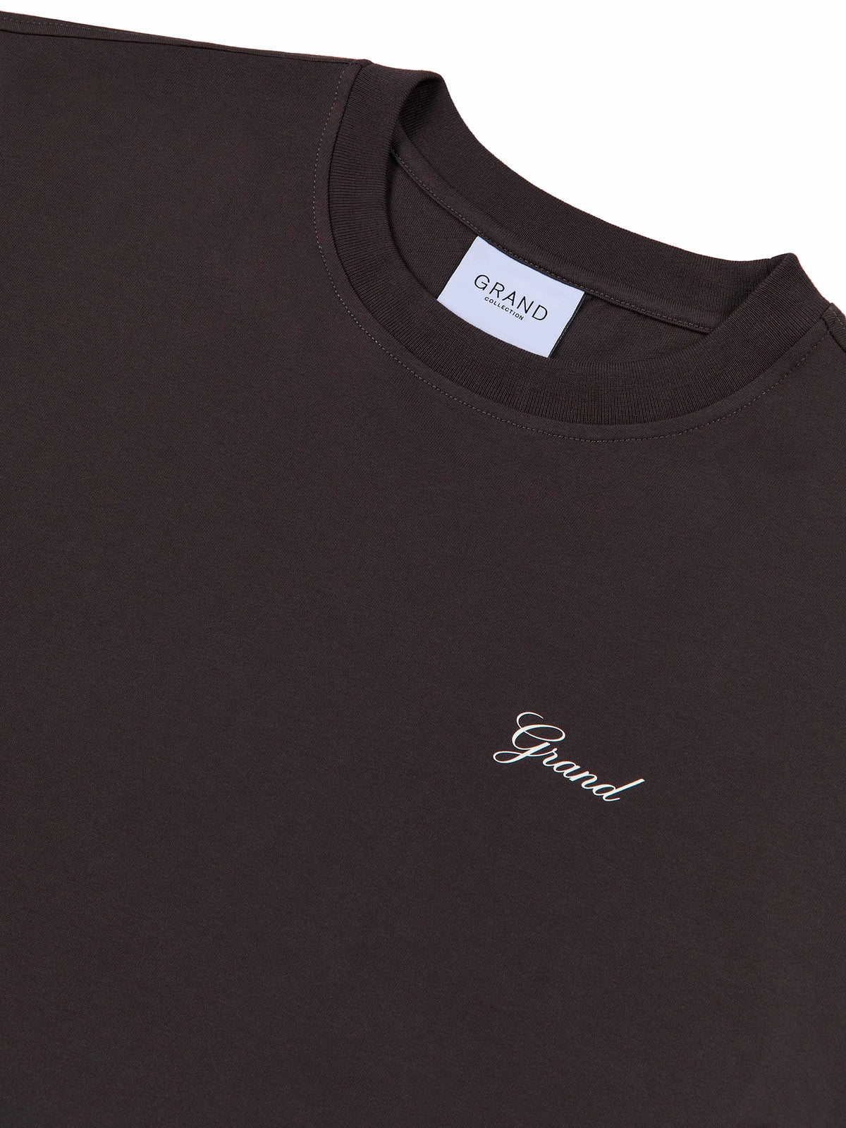 Grand Script Tee Espresso