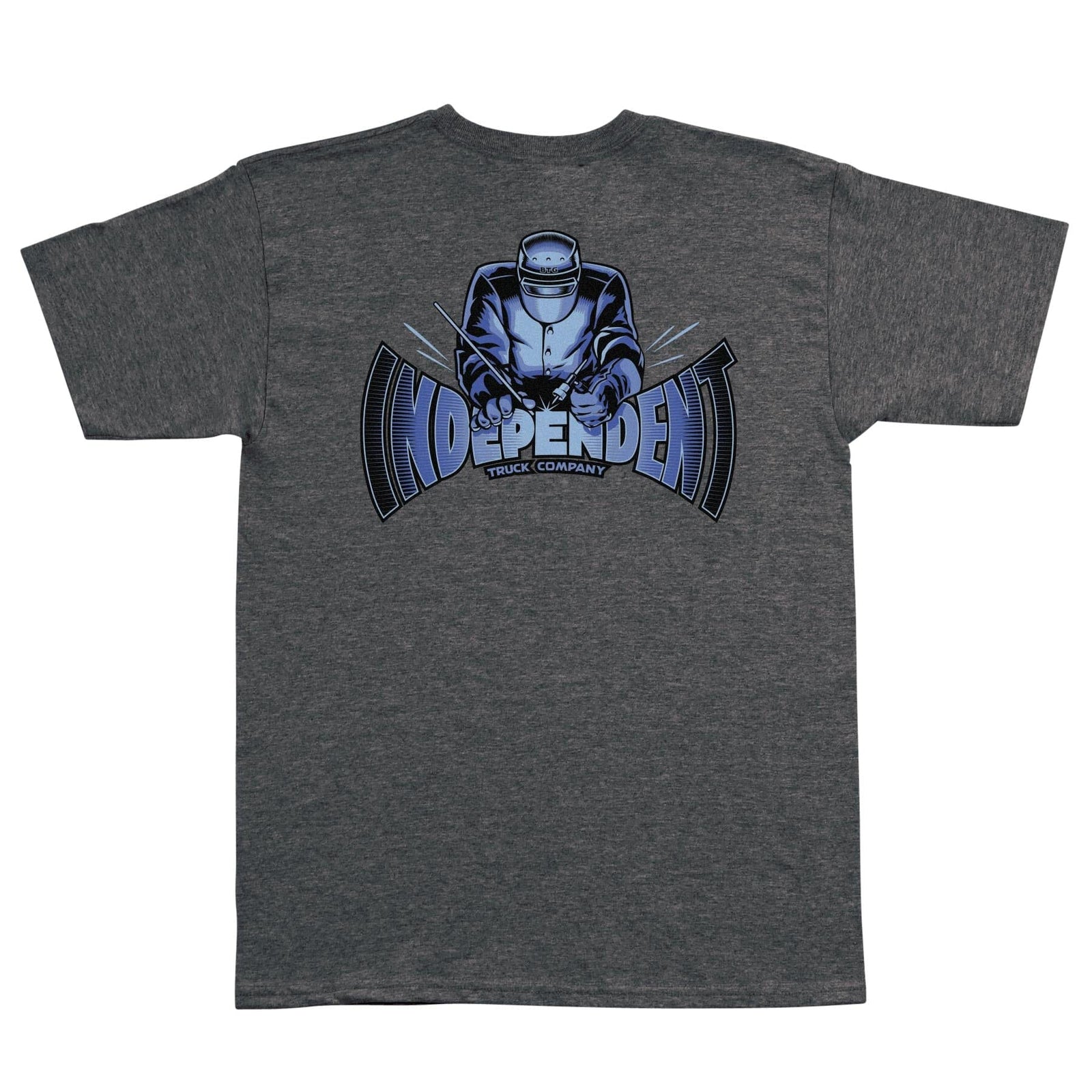 Independent Manufactured Span Heavyweight Tee Dark Heather Tees Independent 