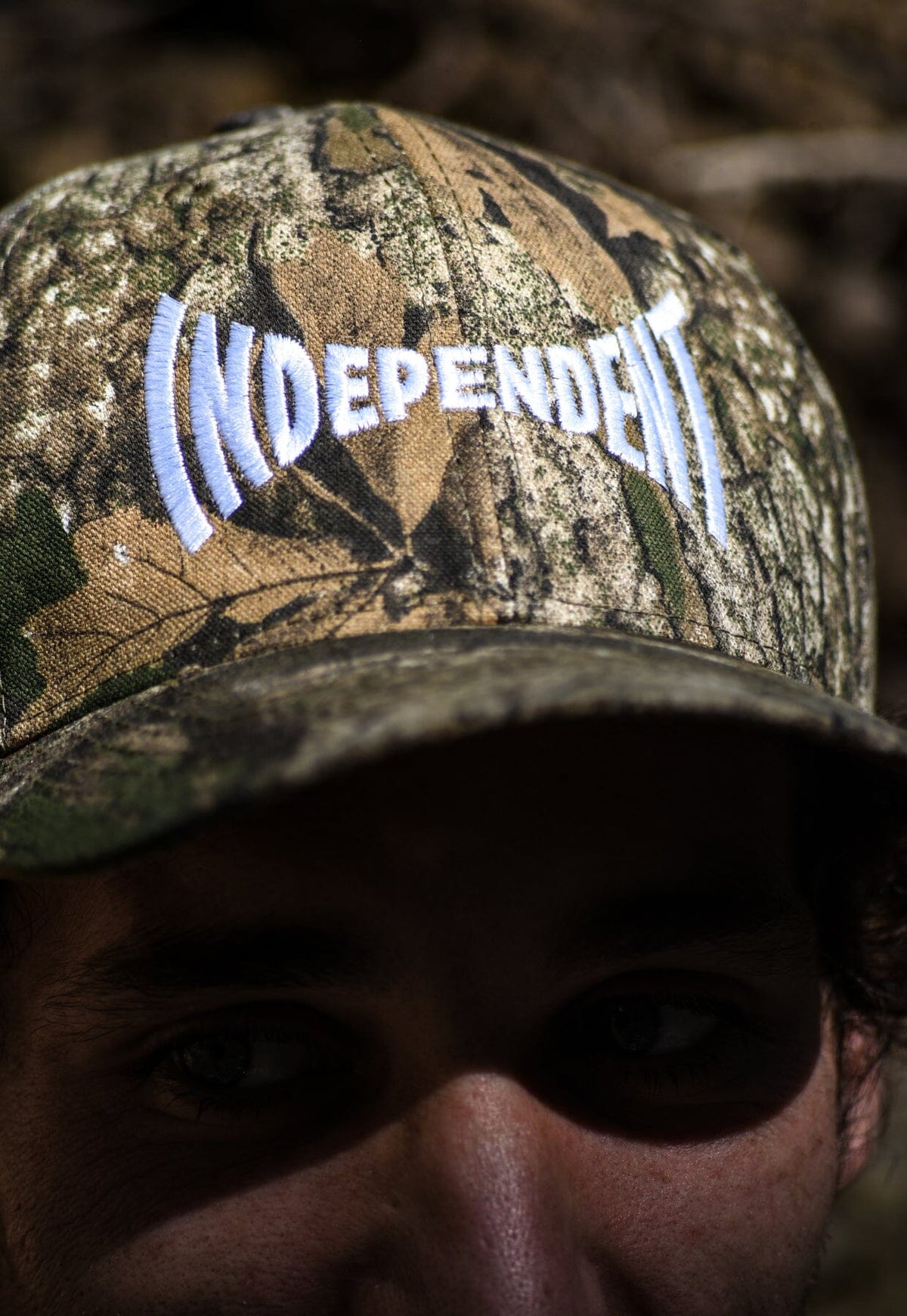 Independent Span Logo Snapback Hat RealTree Camo hats Independent 