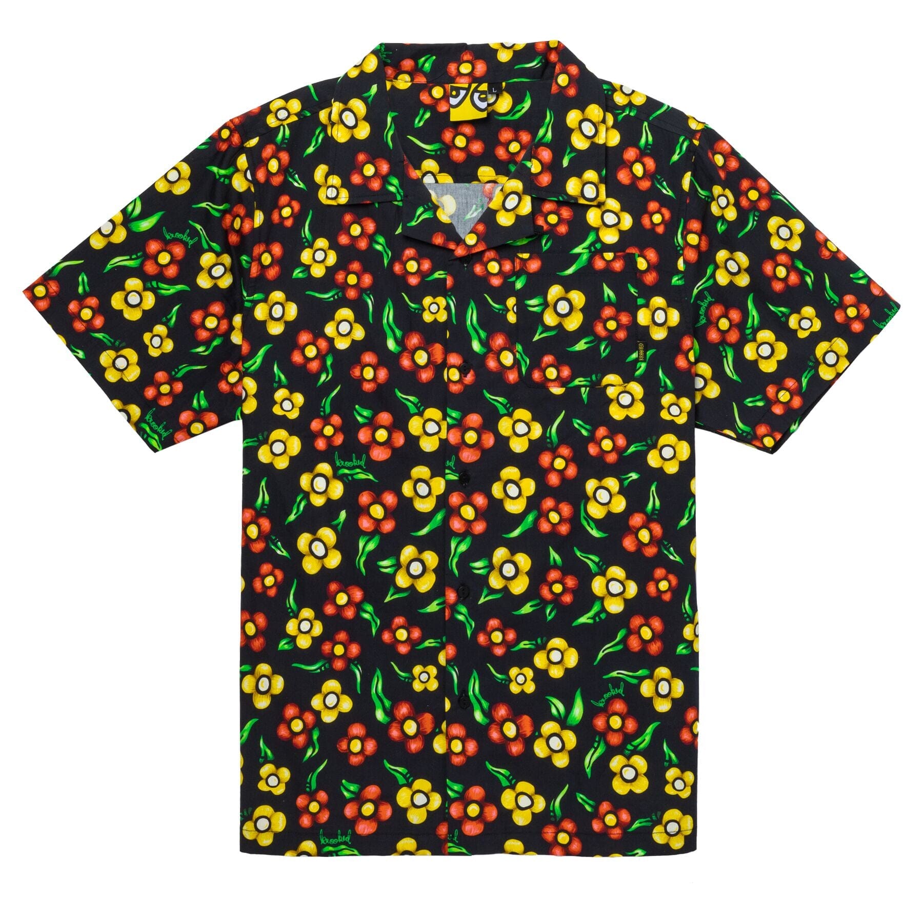 Krooked Aloha Flower Button Up Multi shirts Krooked 