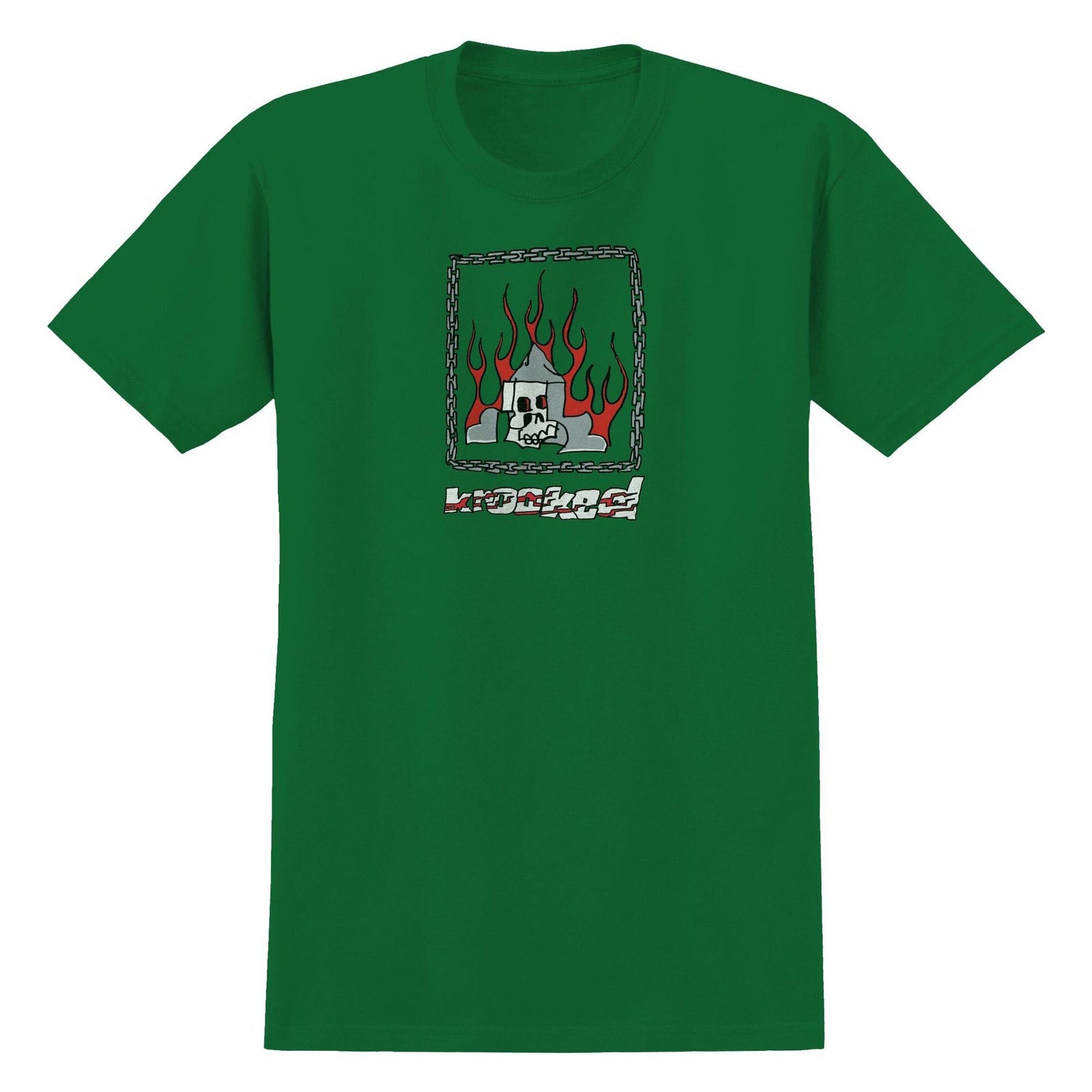 Krooked Chainframe Tee Green Tees Krooked 