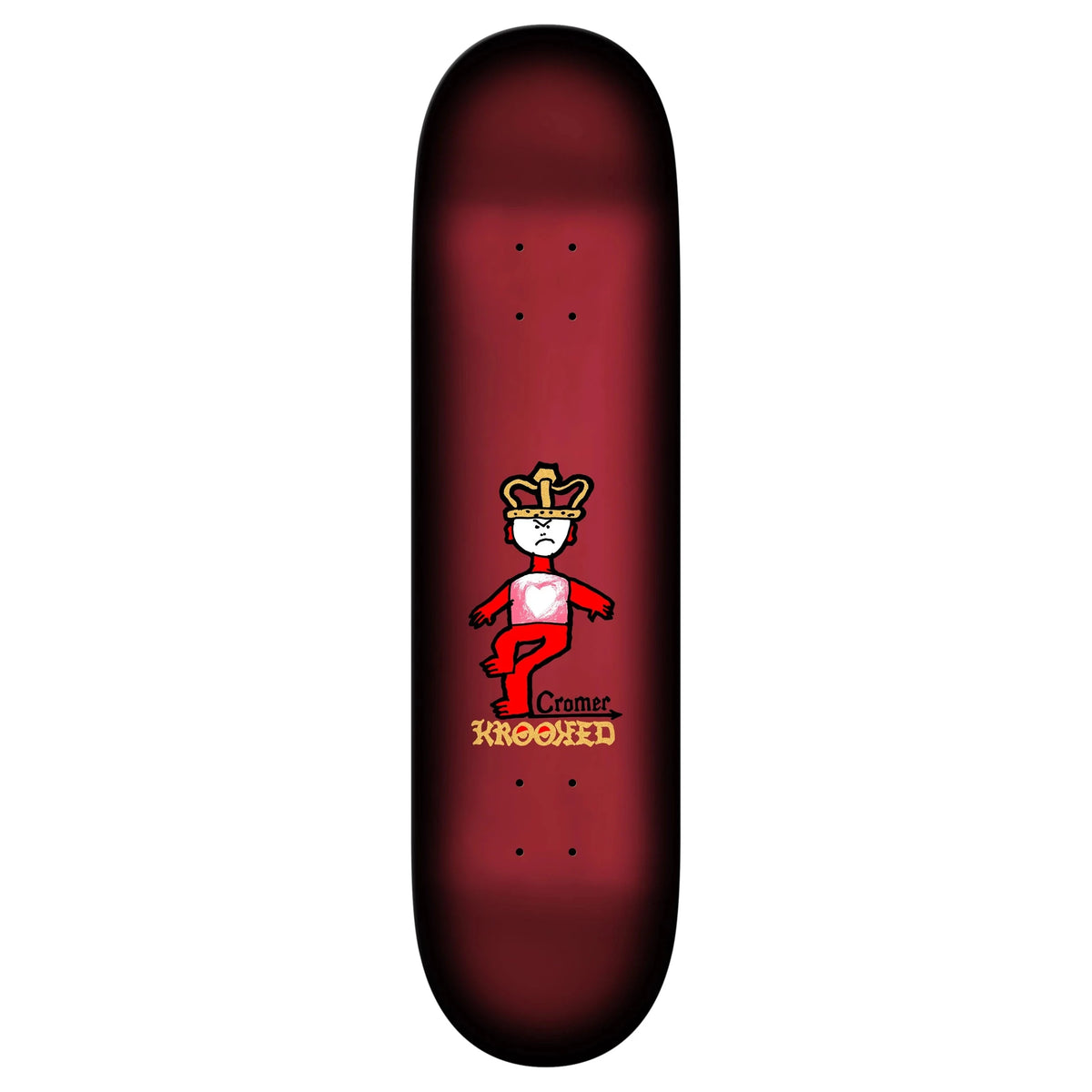 Krooked Cromer Mad King Deck 8.06 decks Krooked 