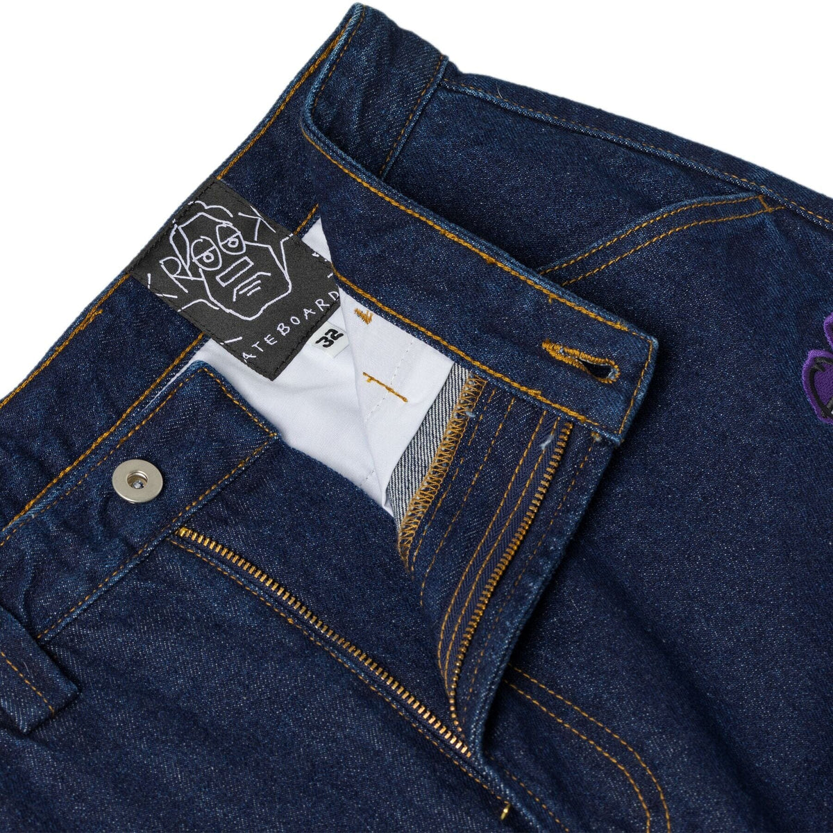 Krooked Eyes Denim Twill Dark Rinse pants Krooked 