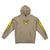 Krooked Lightening Bird Hoodie Sand hoodies Krooked 