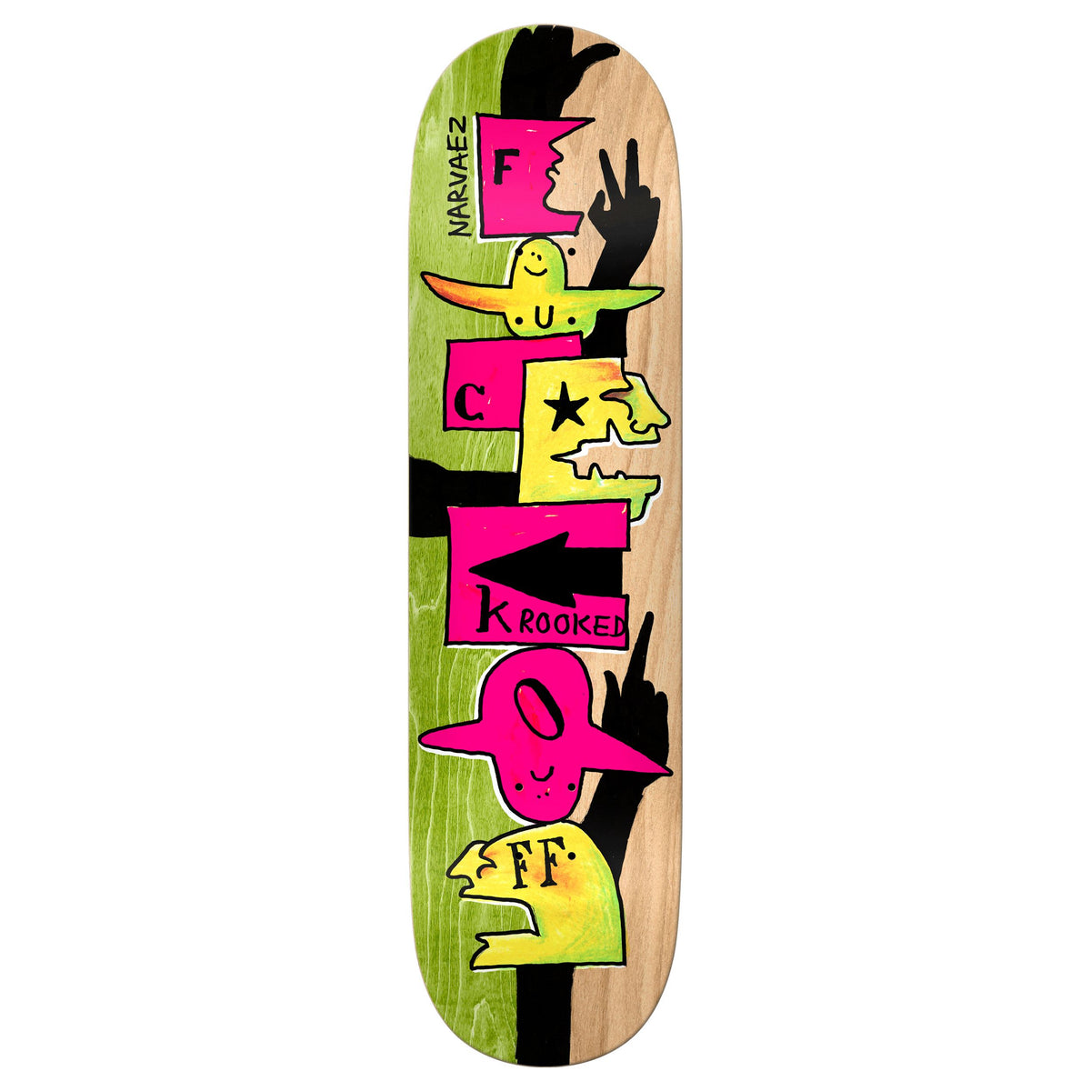 Krooked Narvaez F-Off Deck 8.38 decks Krooked 