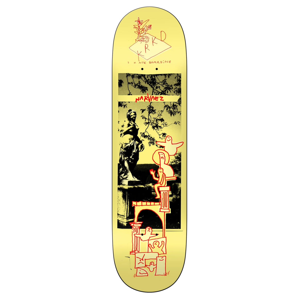 Krooked Narvaez Sculpture Garden Deck 8.38 decks Krooked 