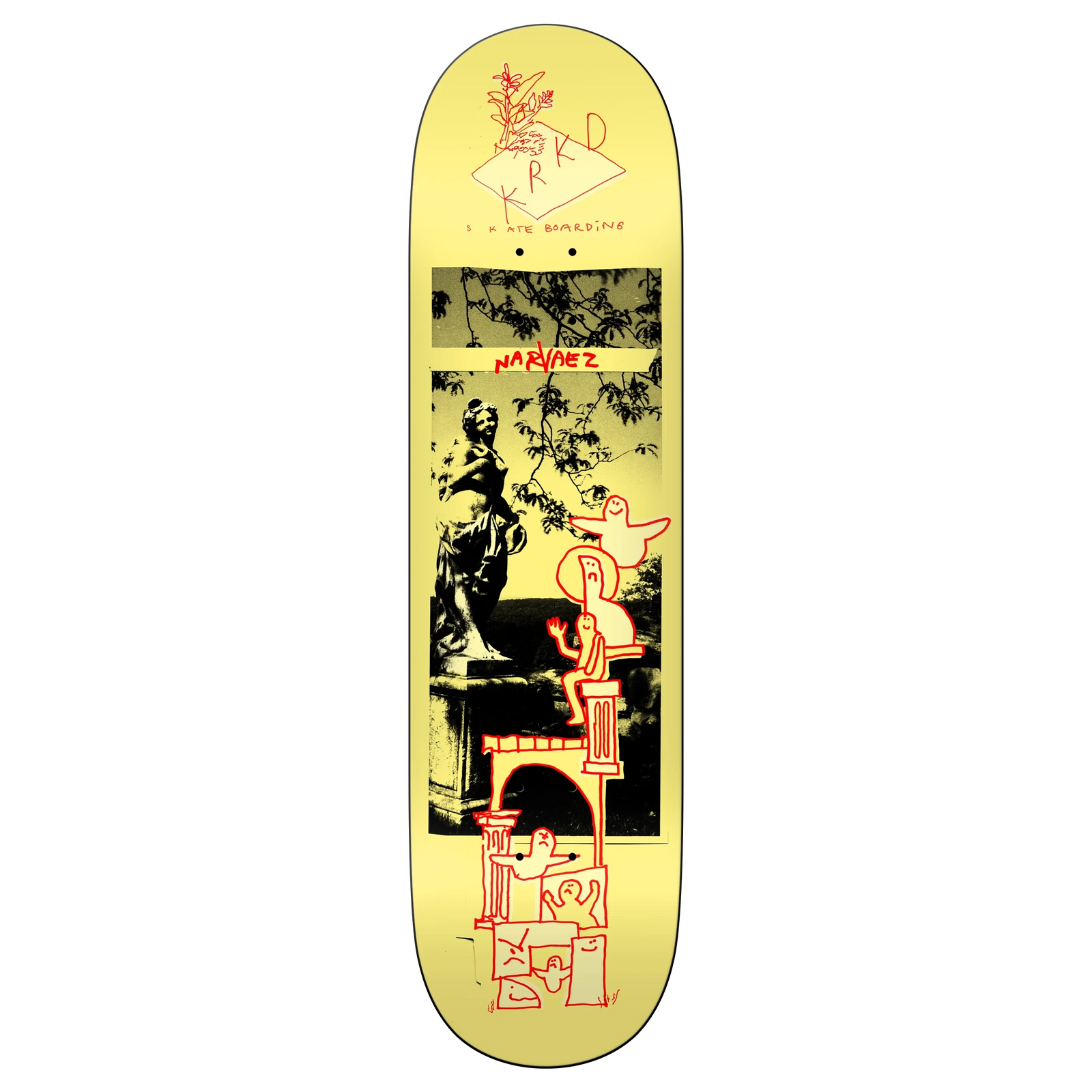 Krooked Narvaez Sculpture Garden Deck 8.38 decks Krooked 