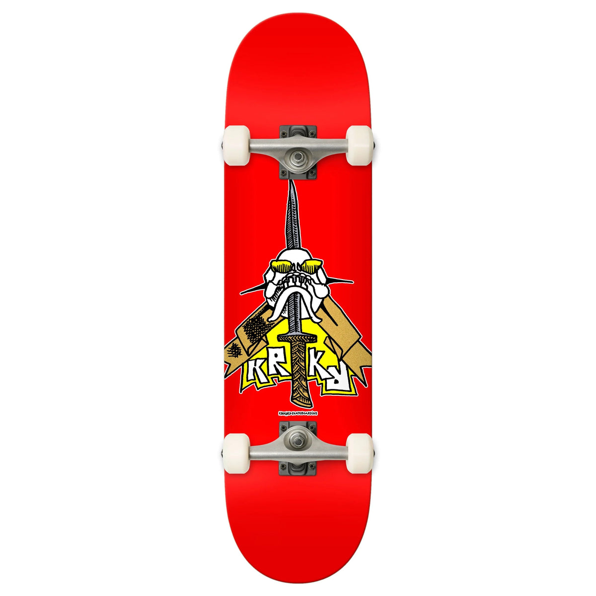 Krooked Skull Sword Red Complete 8.5 completes Krooked 