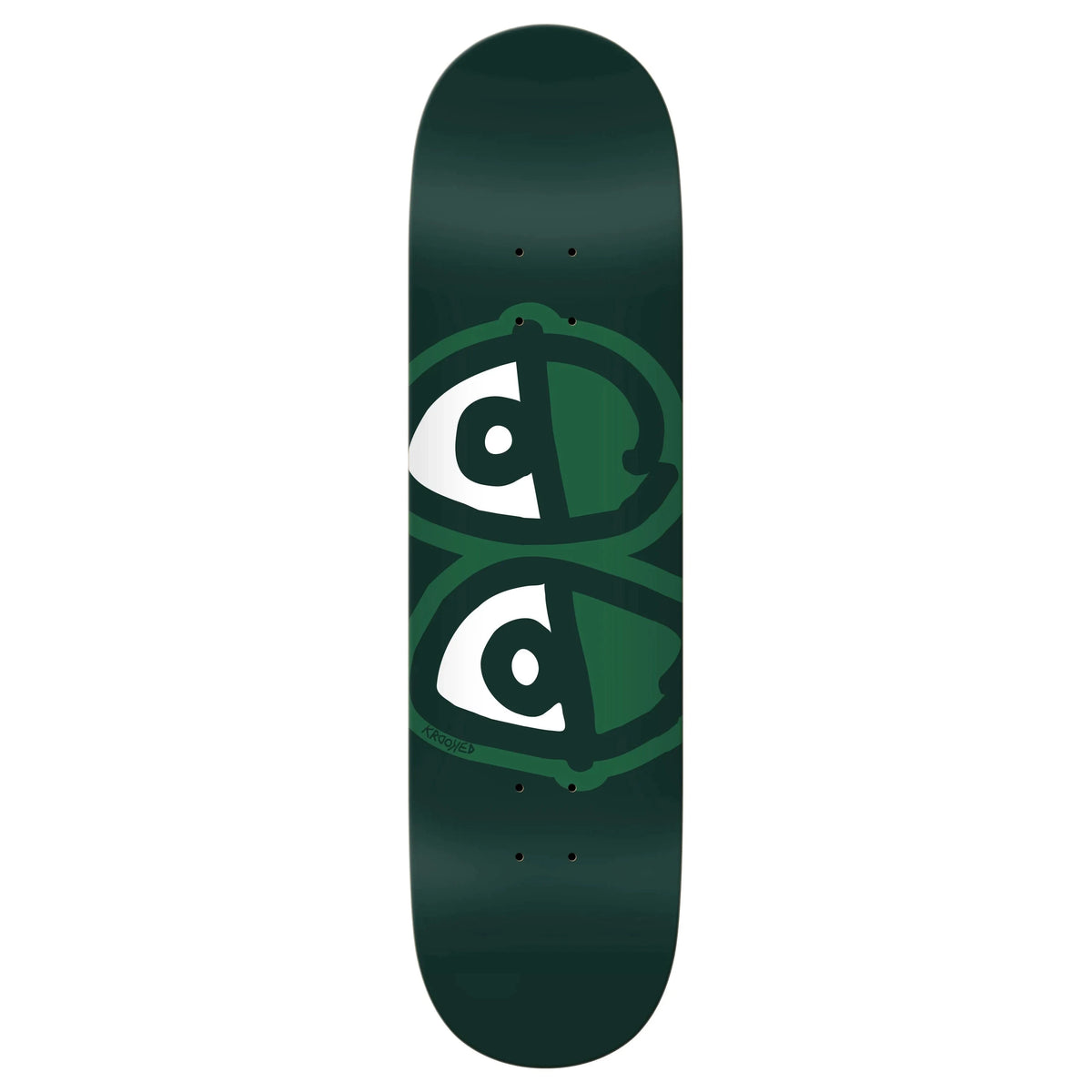 Krooked Team Eyes Easyrider Green Deck 8.25 decks Krooked 