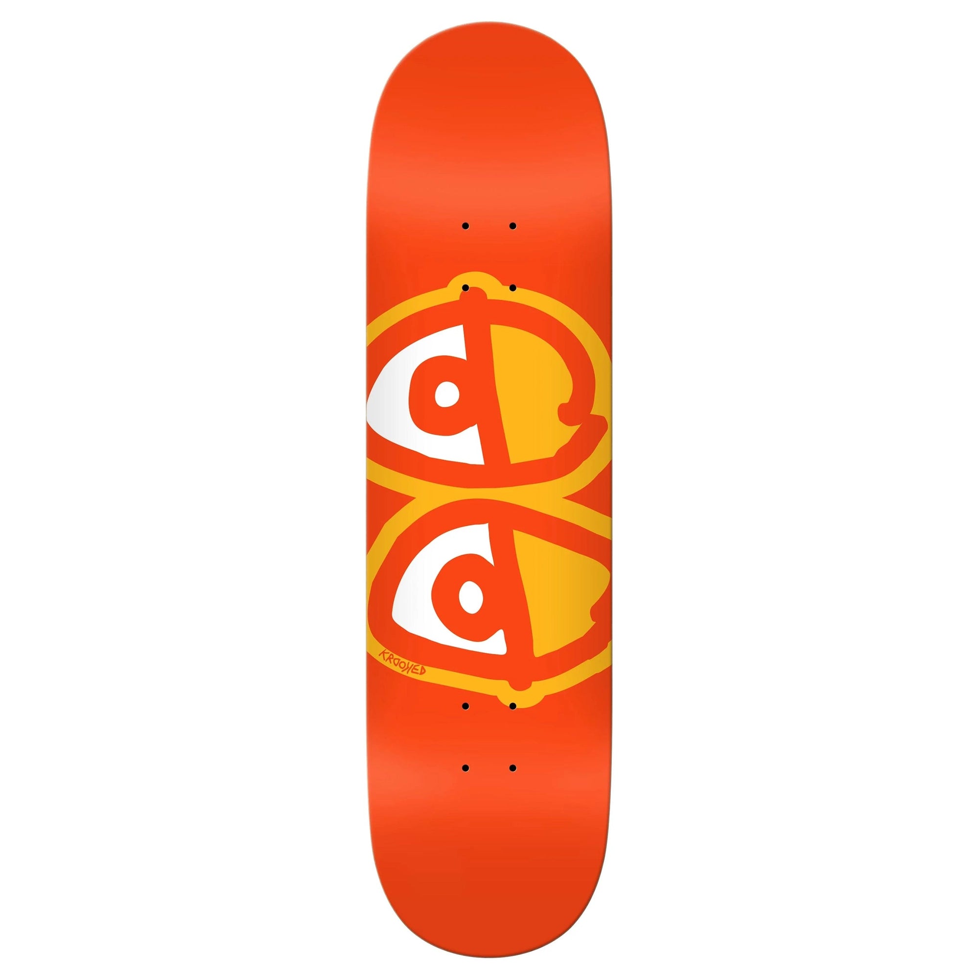 Krooked Team Eyes Orange Deck 8.25 decks Krooked 