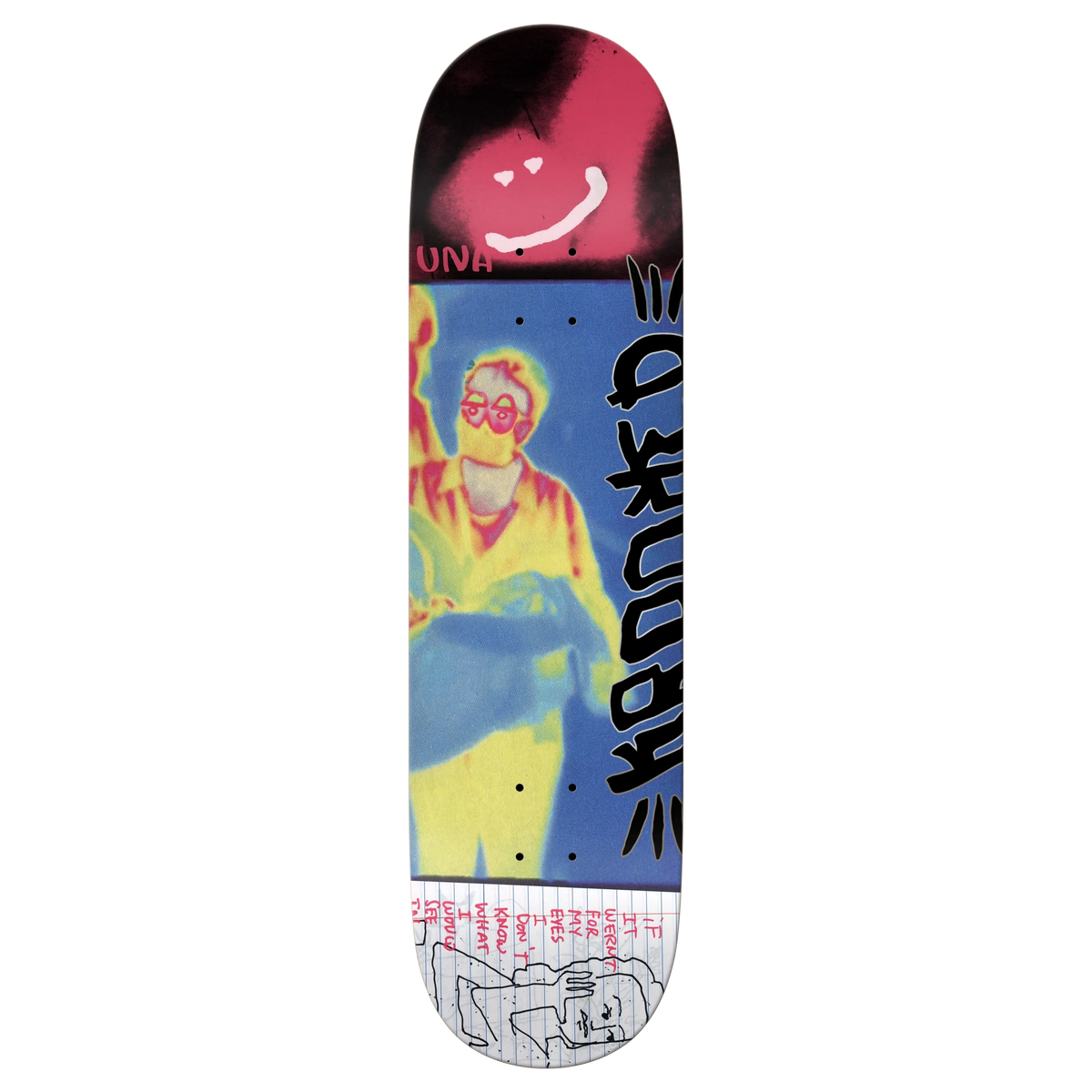 Krooked Una Infrared Deck 8.28 decks Krooked 