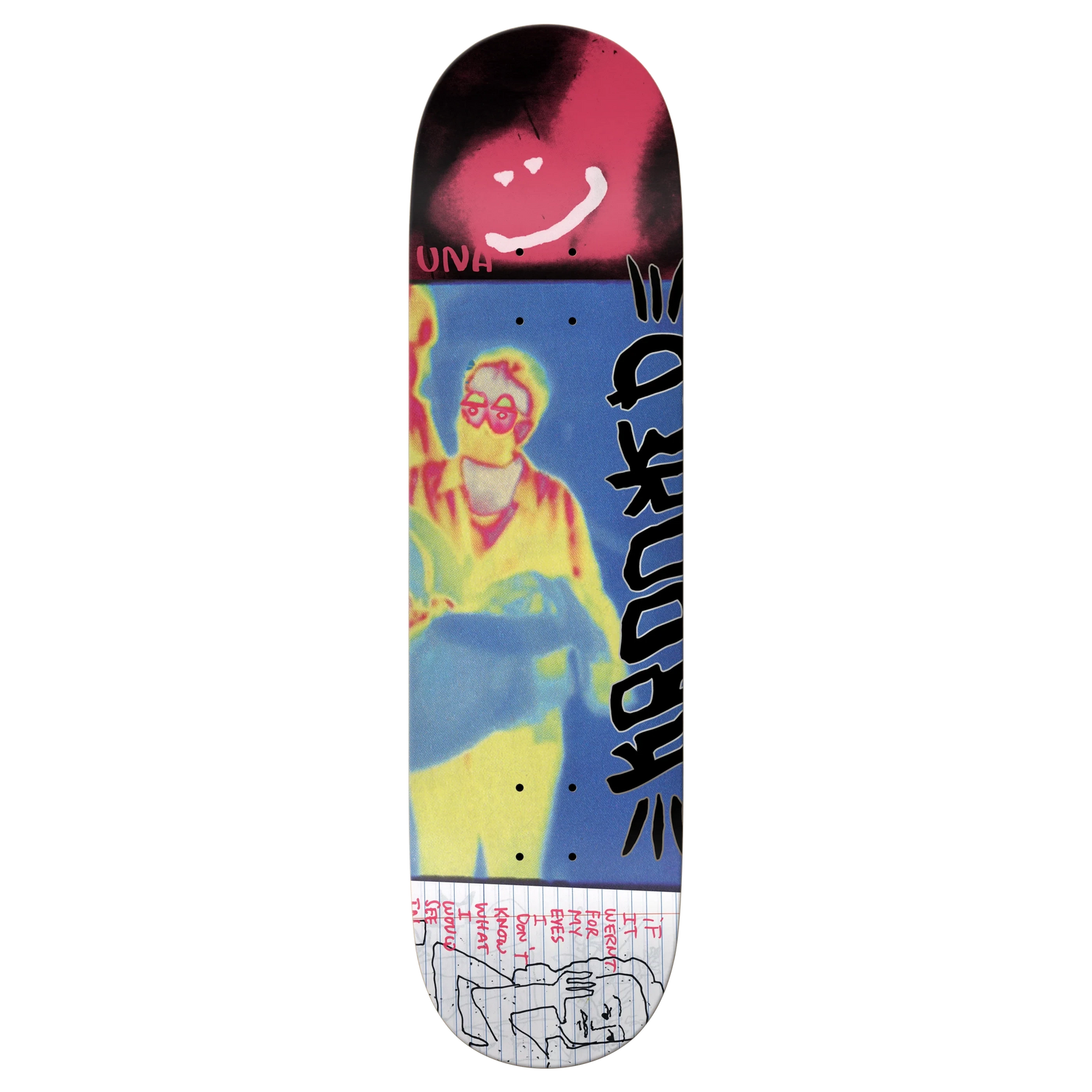 Krooked Una Infrared Deck 8.28 decks Krooked 
