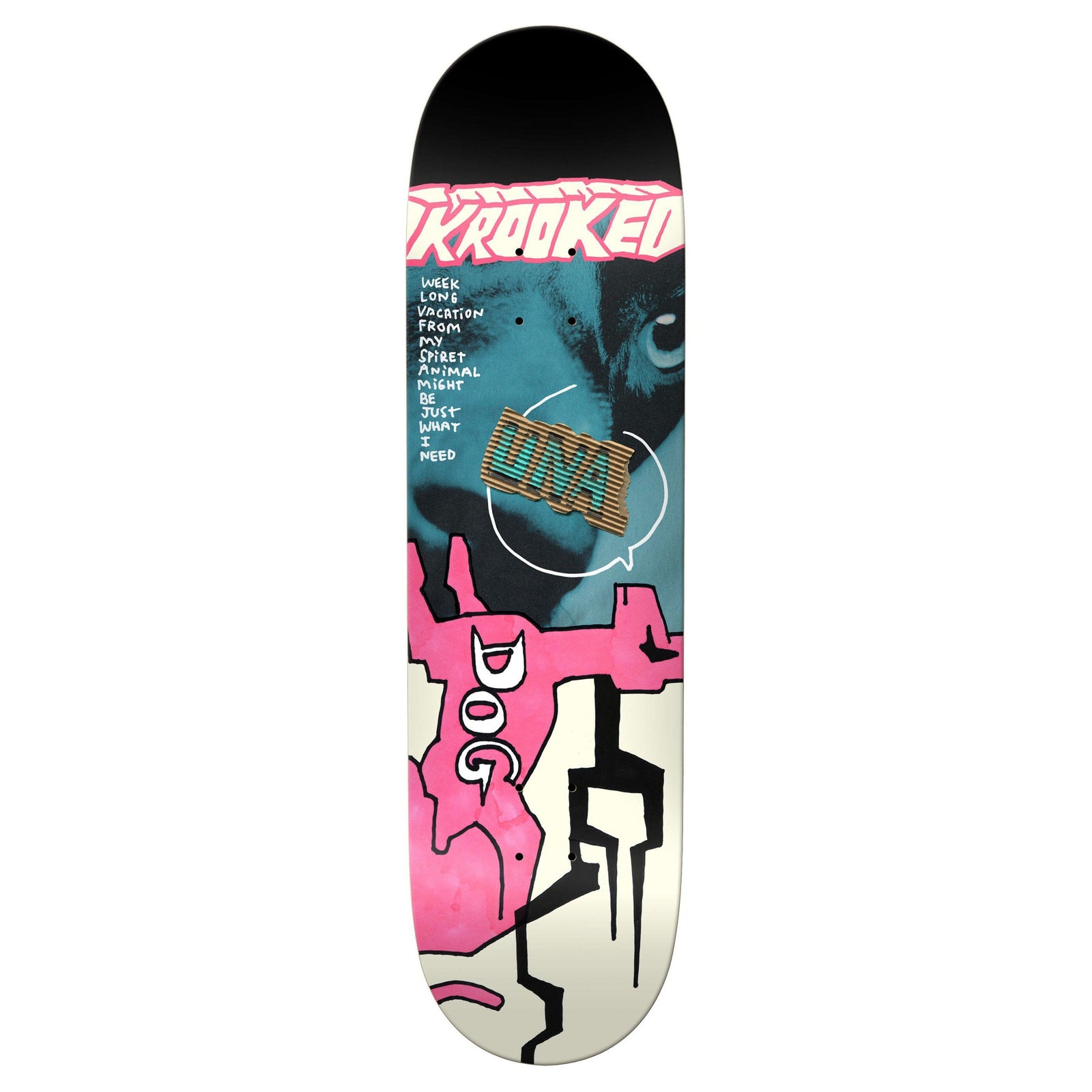 Krooked Una Spiret Animal Deck TrueFit 8.5 decks Krooked 