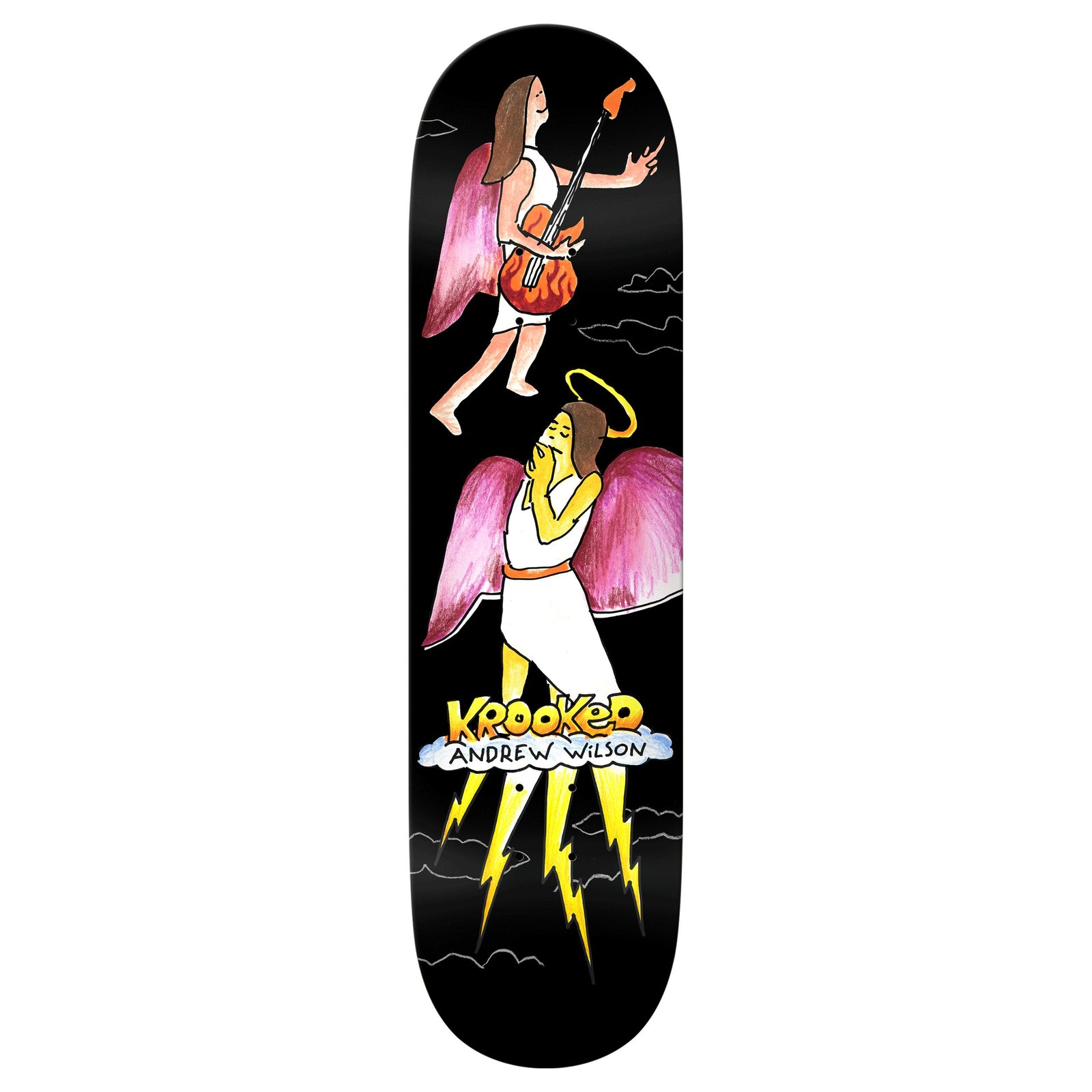 Krooked Wilson Angel Deck TrueFit 8.25 decks Krooked 