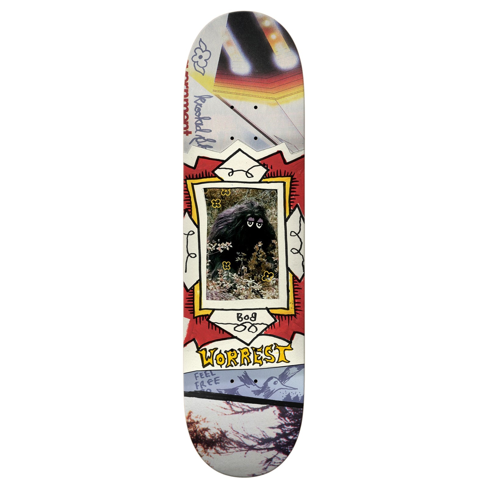 Krooked Worrest Bigfoot Slick Deck Twin 8.3 decks Krooked 