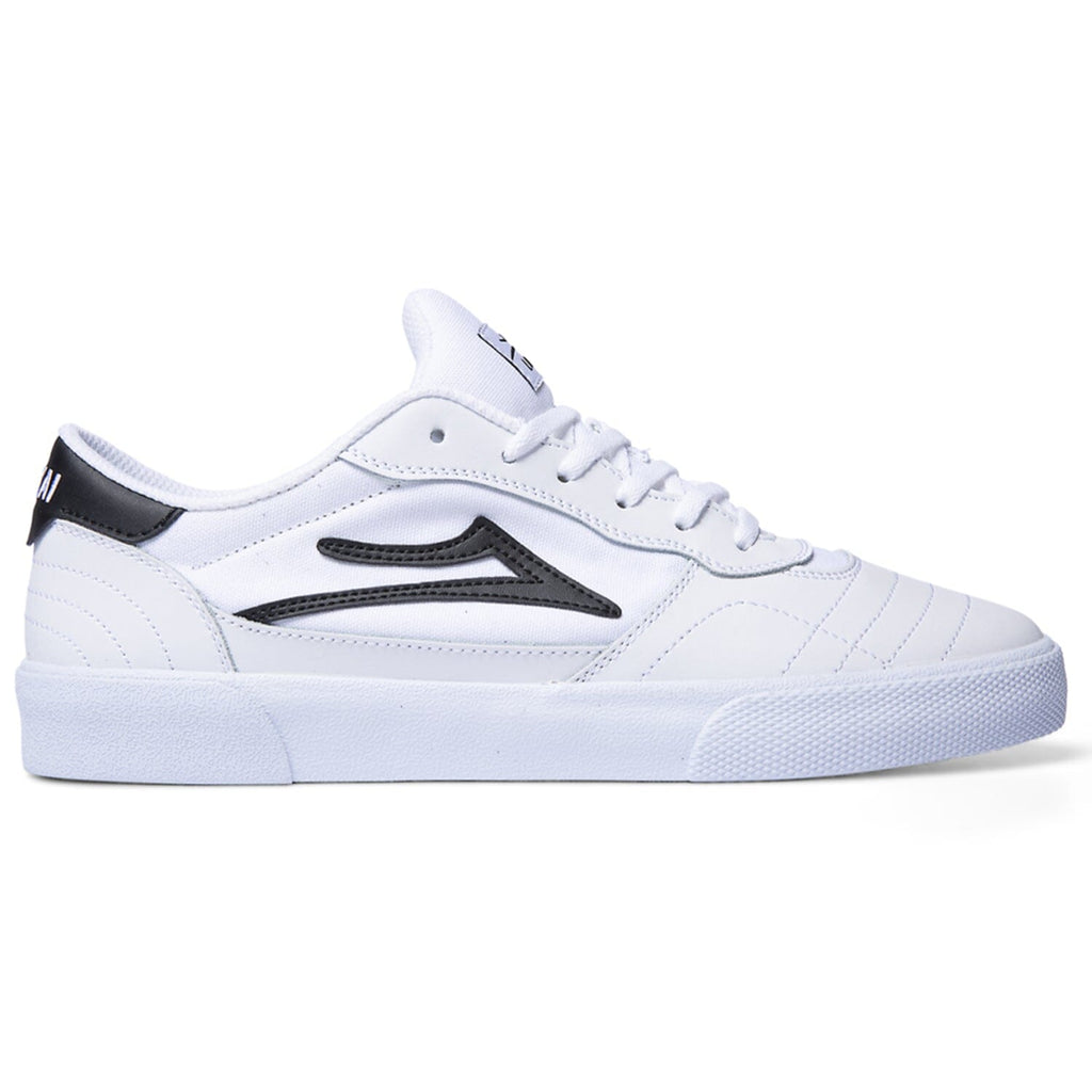 Lakai Cambridge White Leather/Black - Coureur Goods