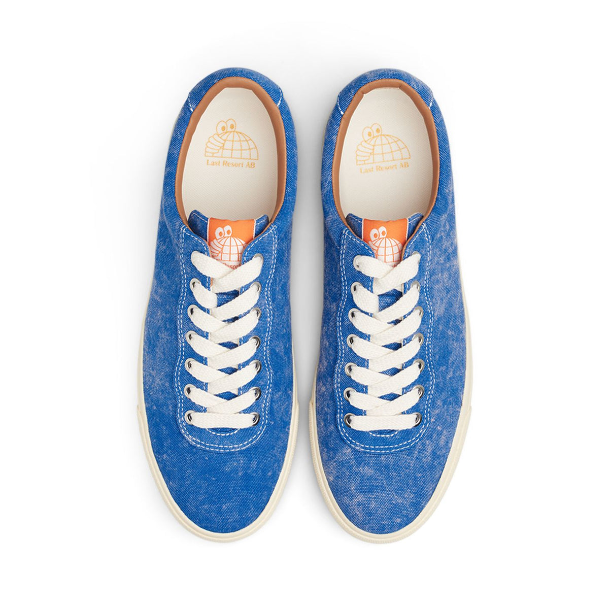 Last Resort AB VM001 Canvas Lo Washed Royal Blue/White footwear Last Resort AB 